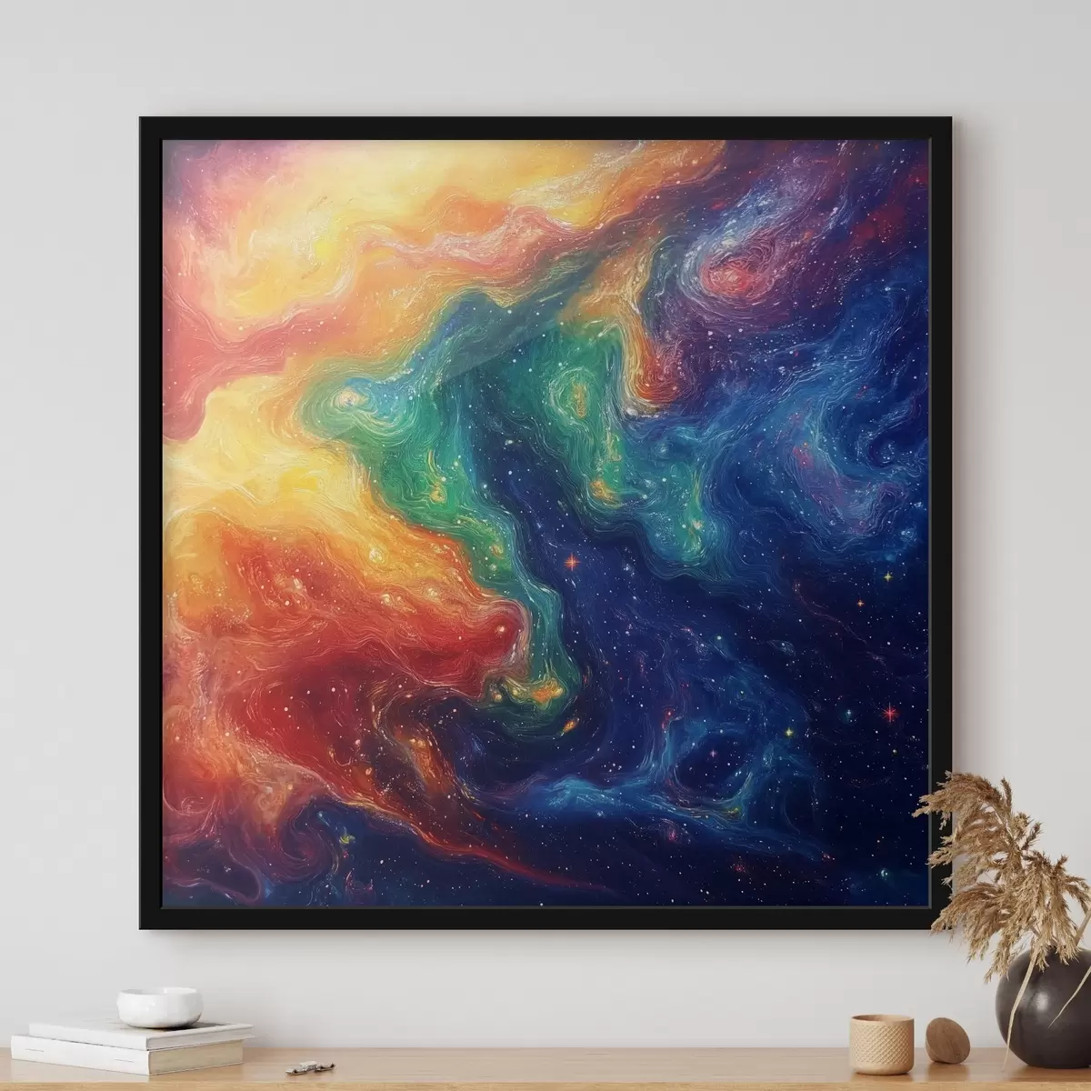 Poster Astrazione in colori vivaci f42507