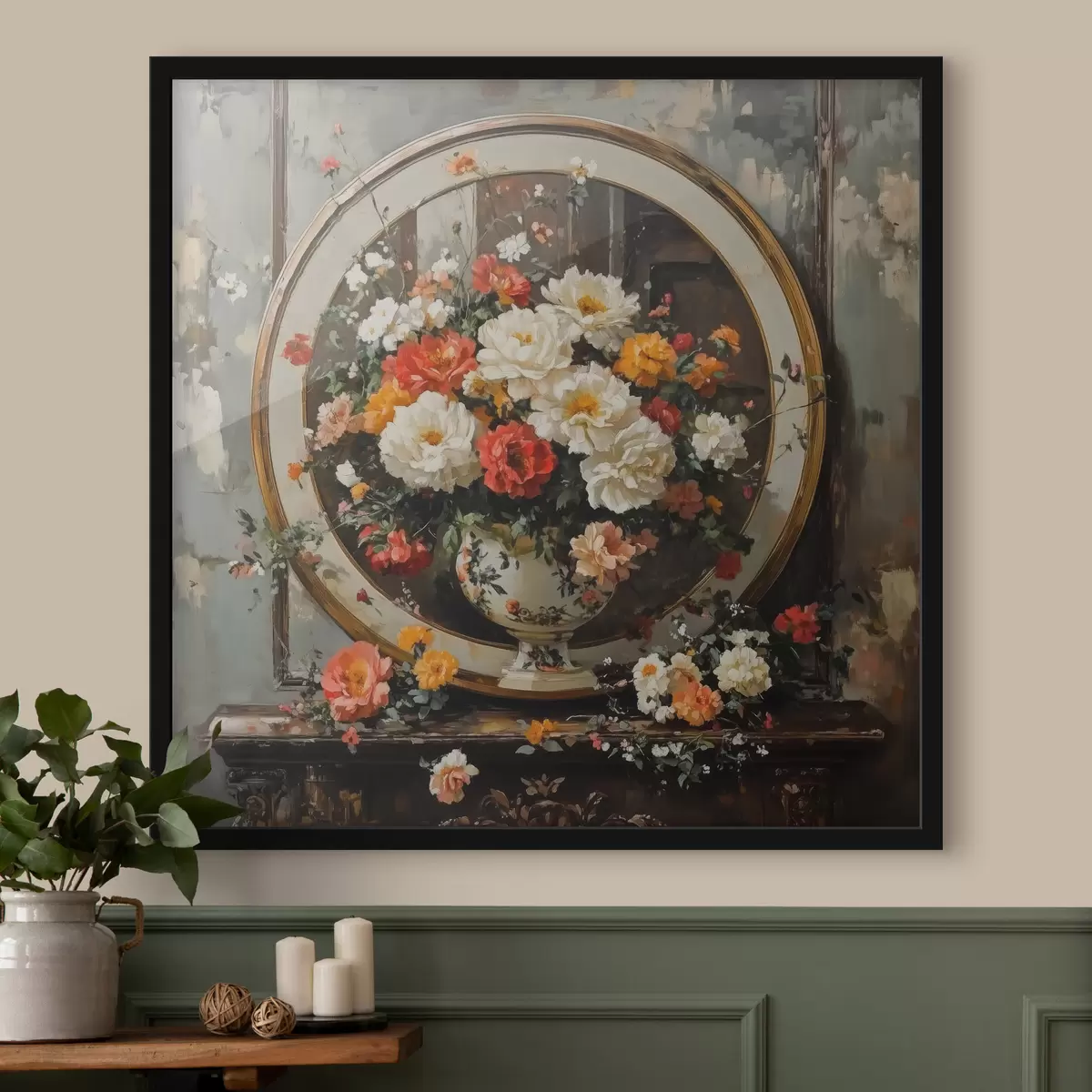 Poster Bouquet sul tavolo f42508