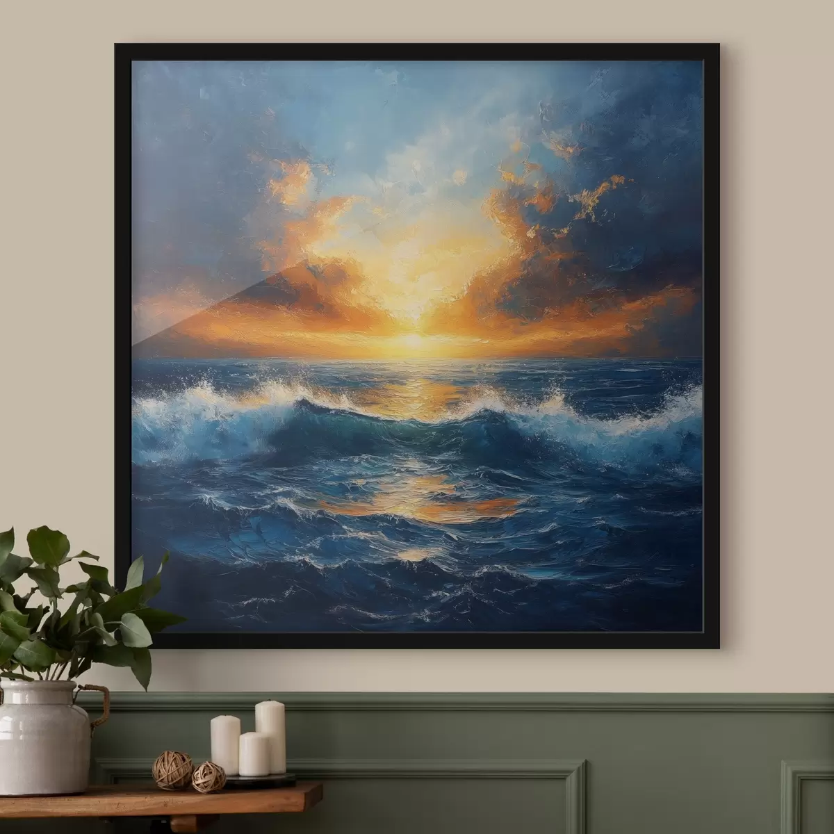 Poster Mare all'alba f42510