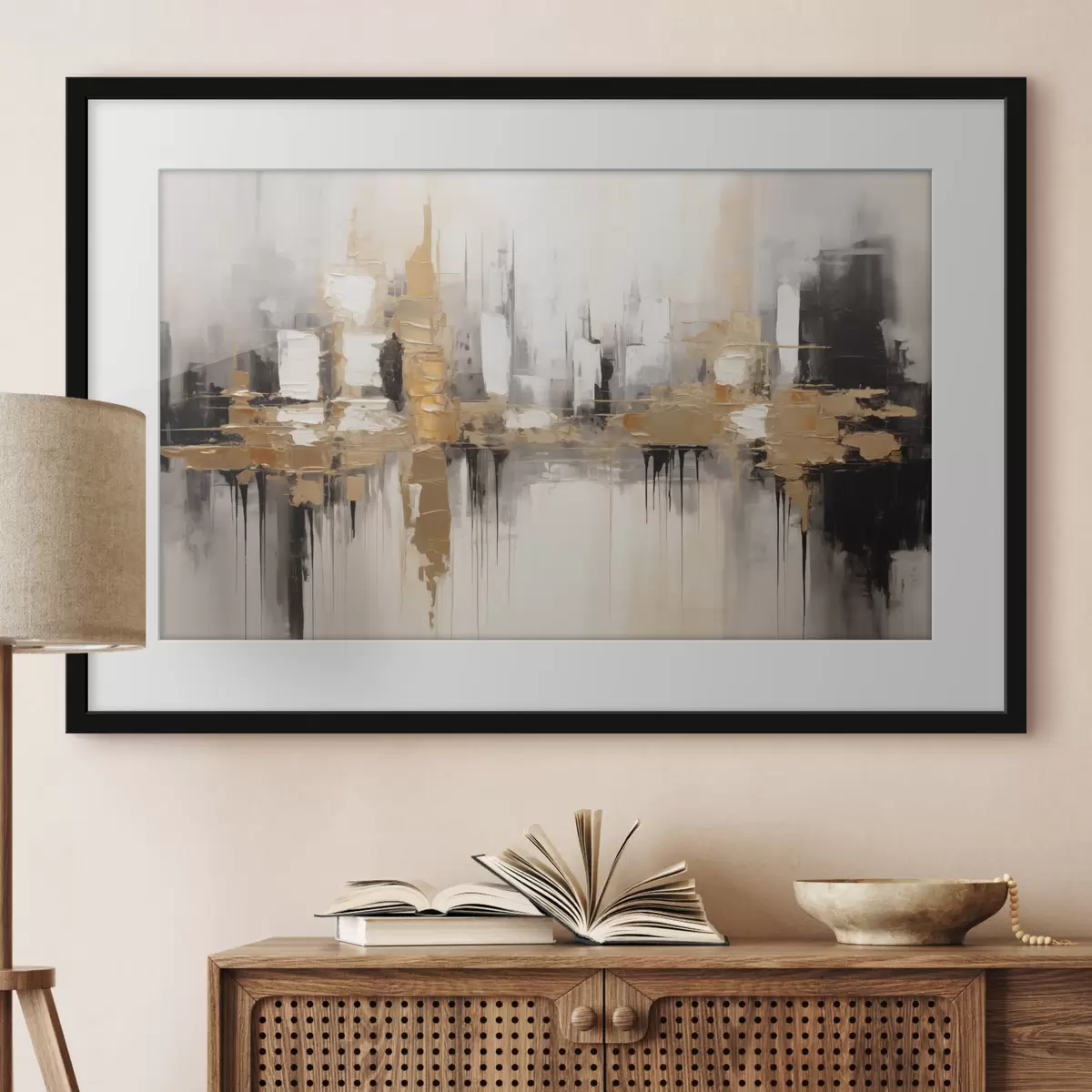 Poster Riflessi urbani d’ambra f42628