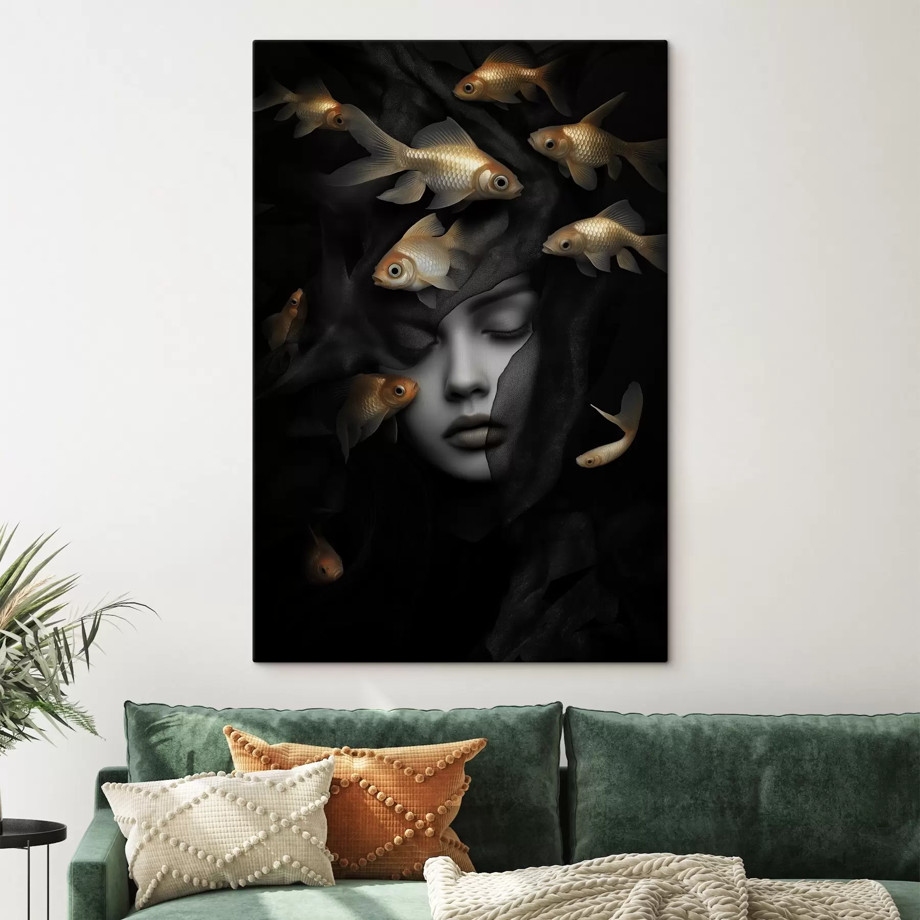 carta da parati La ragazza e il pesce nr. s42612