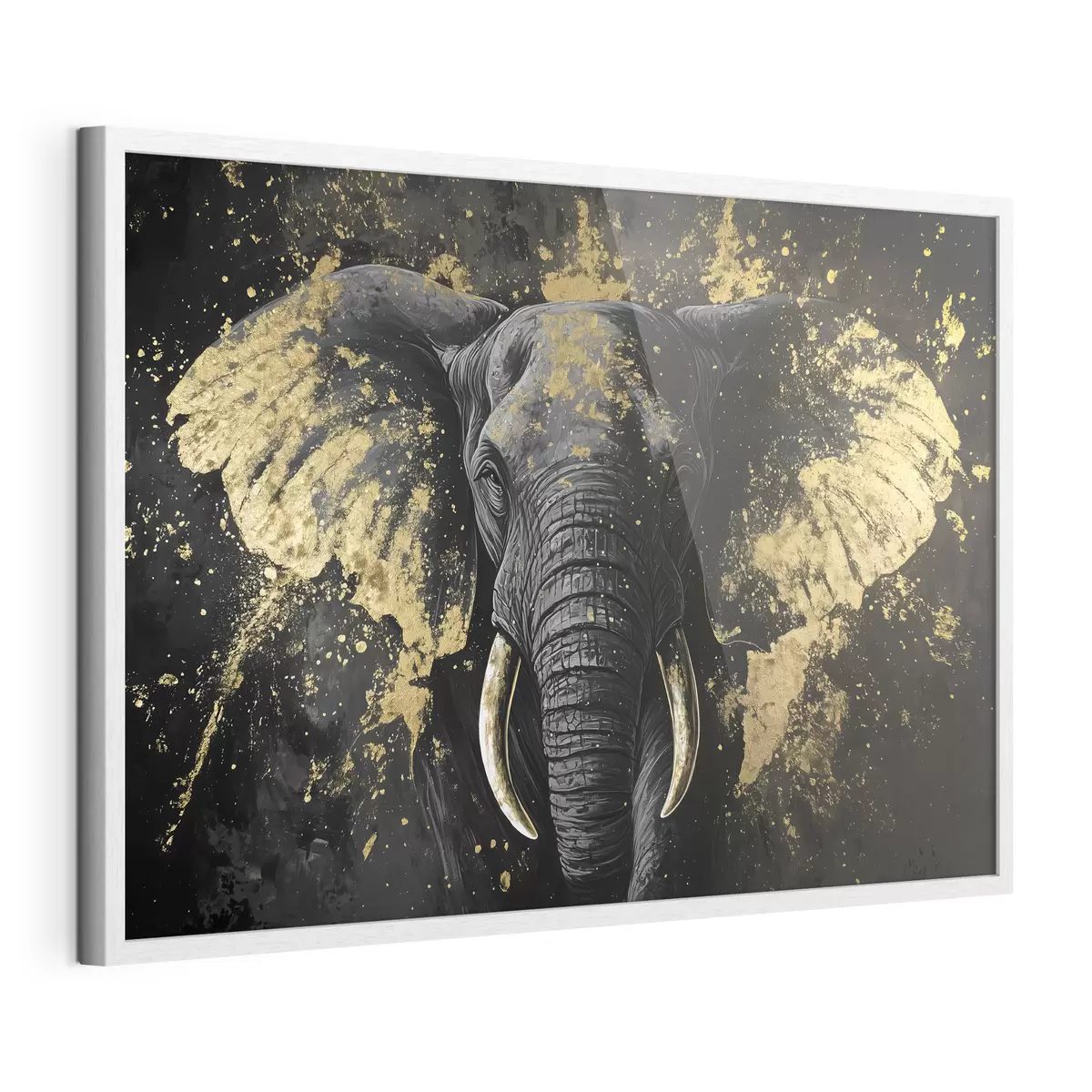 Poster Elegante elefante nero f42602
