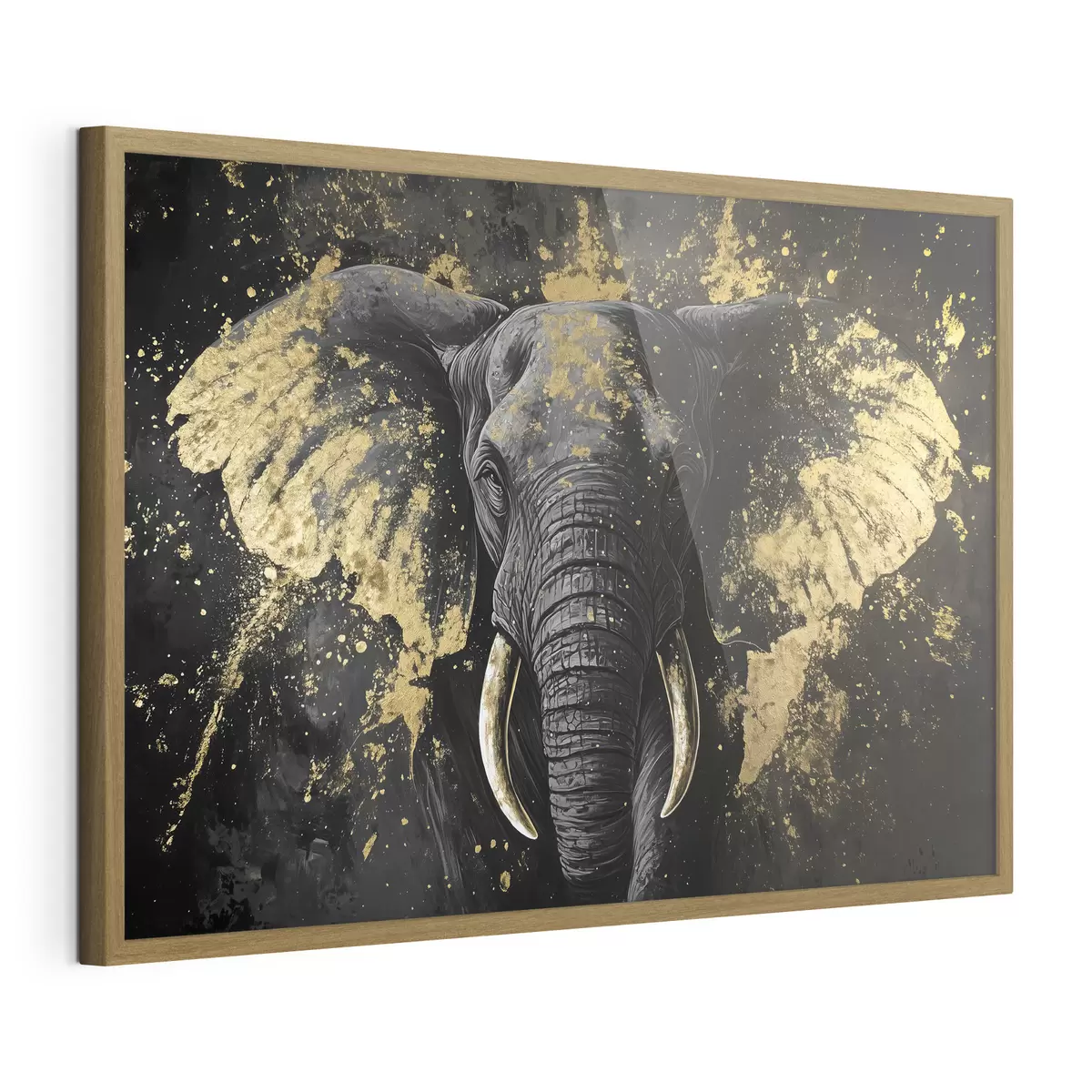 Poster Elegante elefante nero f42602