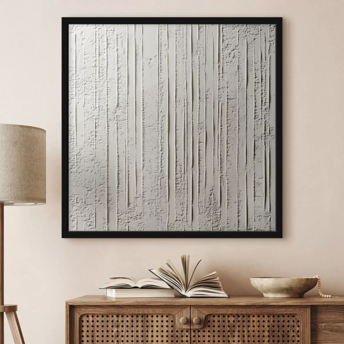 Poster Astrazione monocromatica strutturata f42614