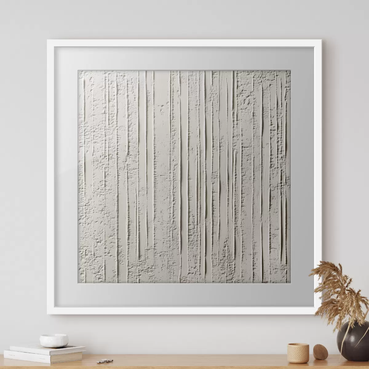 Poster Astrazione monocromatica strutturata f42614