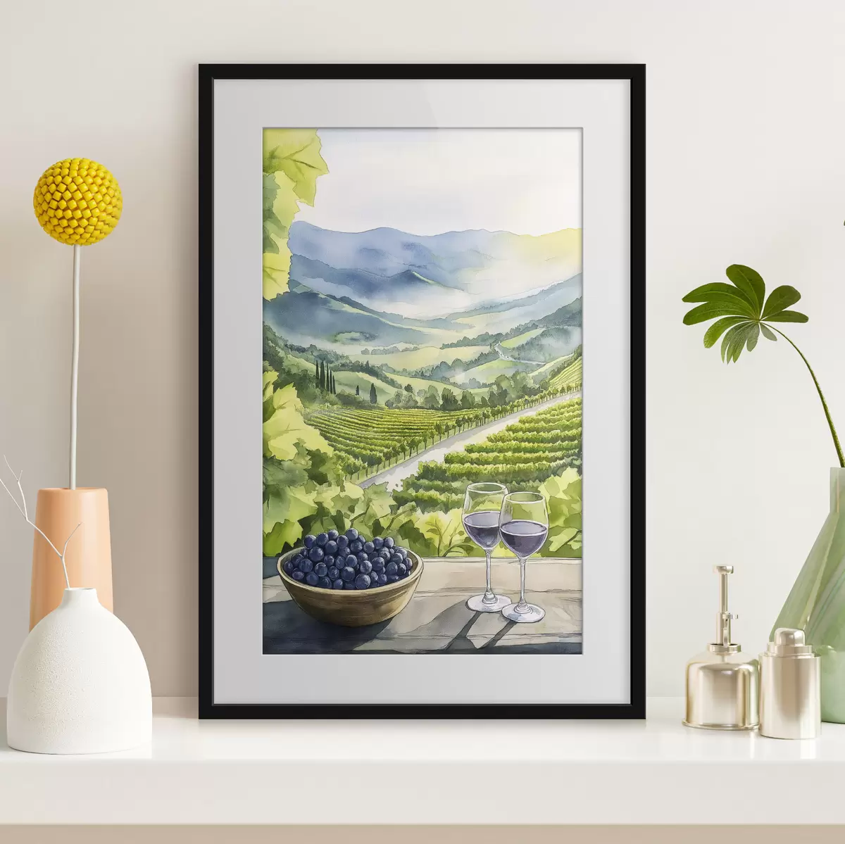 Poster Vino e libertà f42444