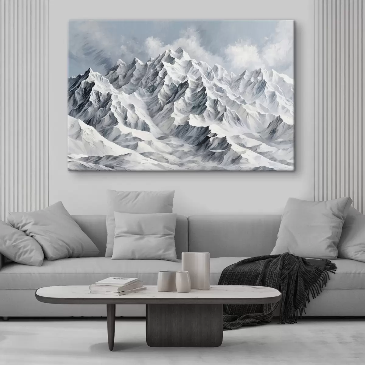 carta da parati Montagne bianche e innevate nr. s42542