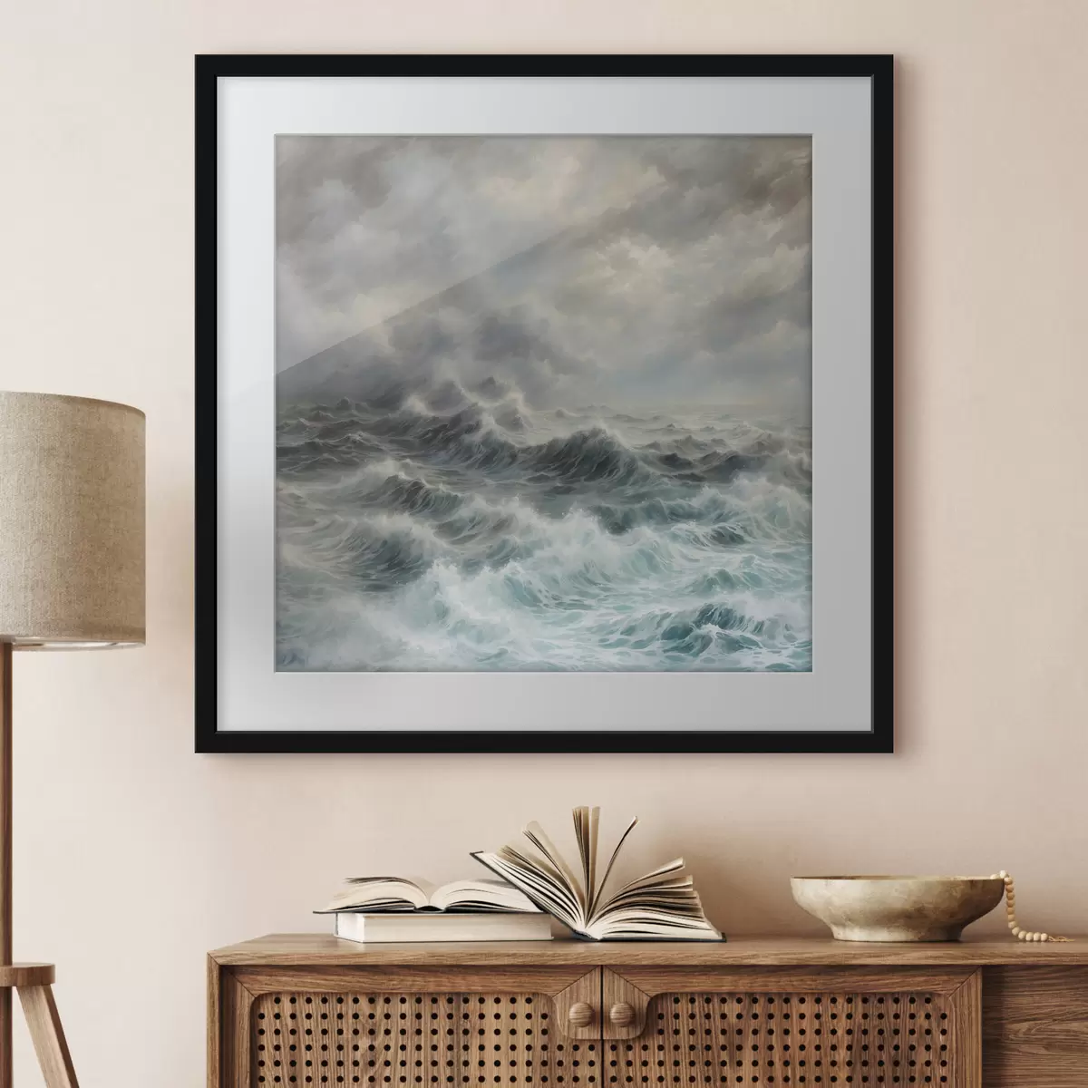 Poster Tempesta in mare f42530
