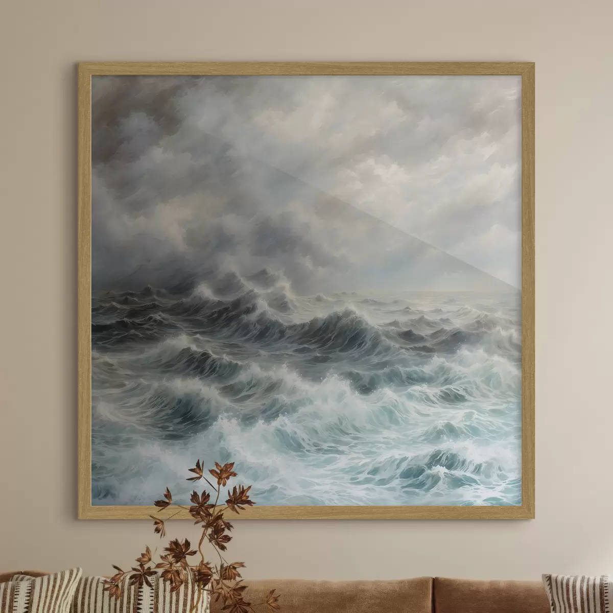 Poster Tempesta in mare f42530