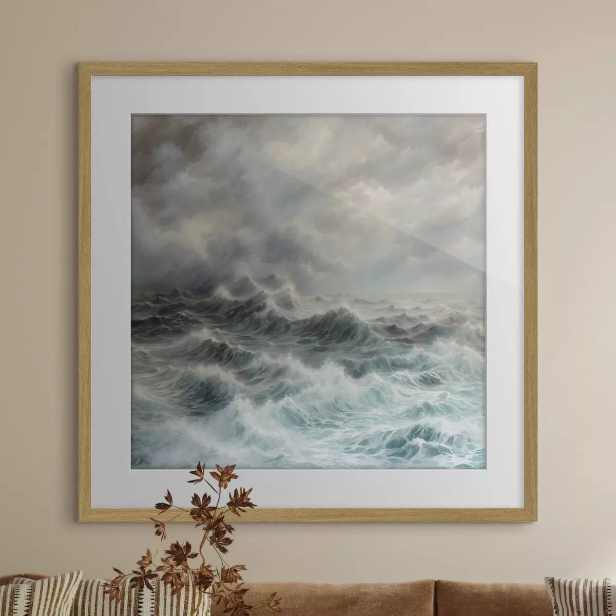 Poster Tempesta in mare f42530