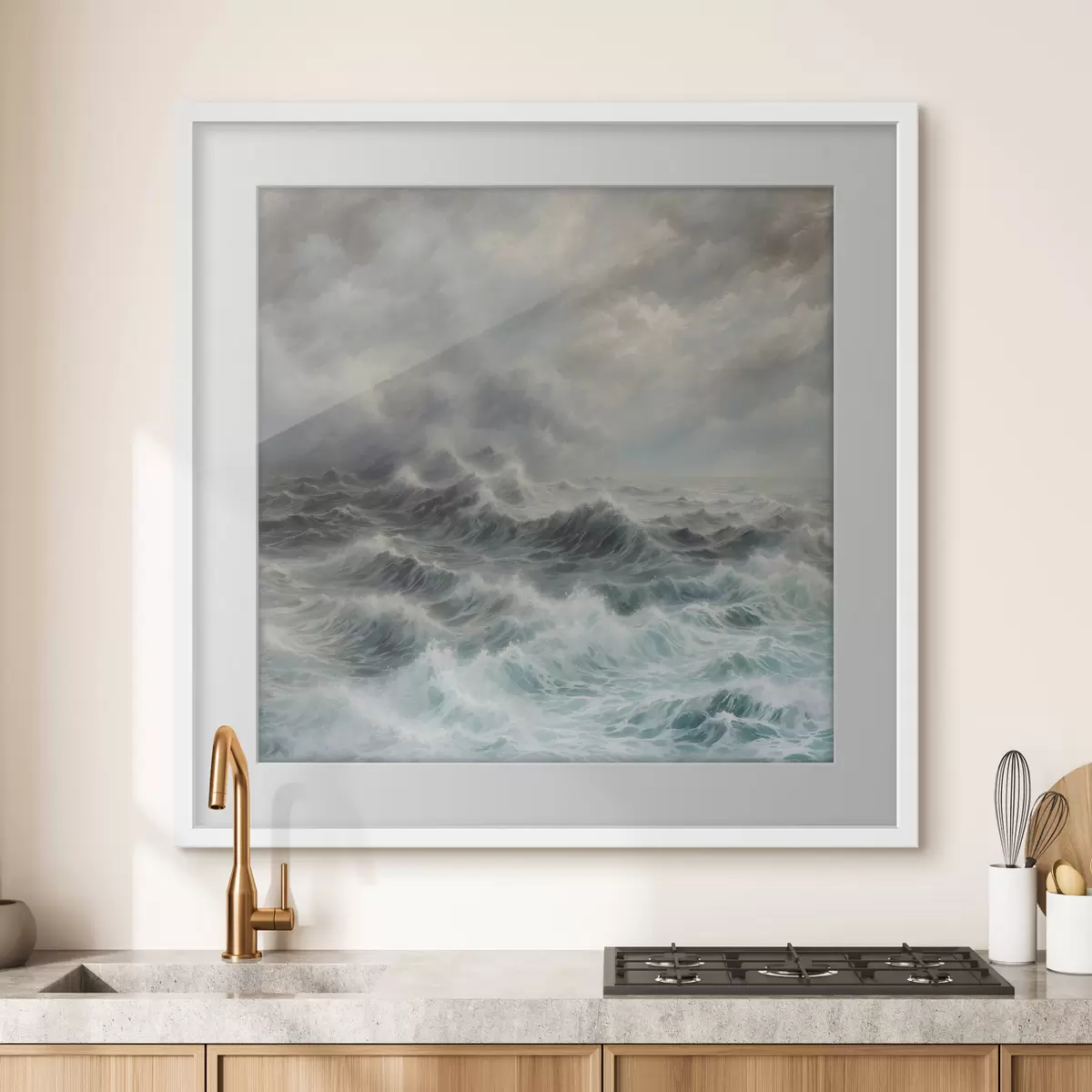Poster Tempesta in mare f42530