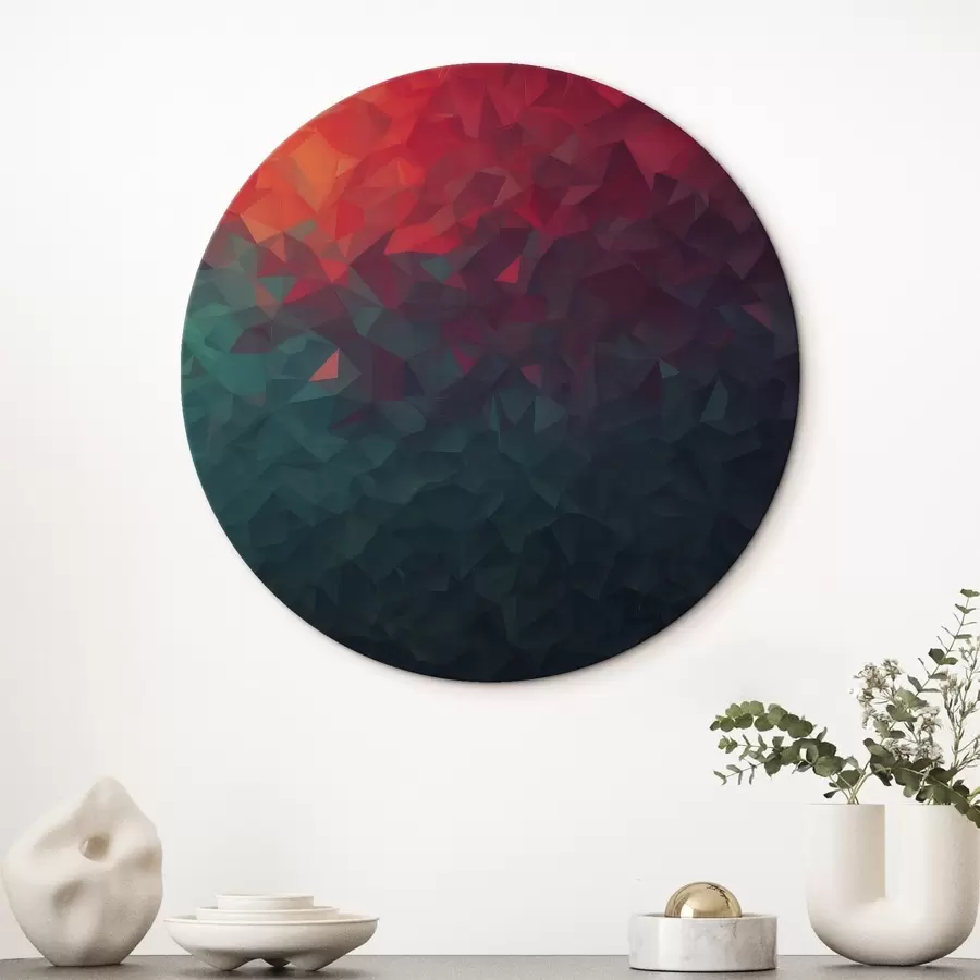 carta da parati Transizione dell'arancione al blu nr. r42513