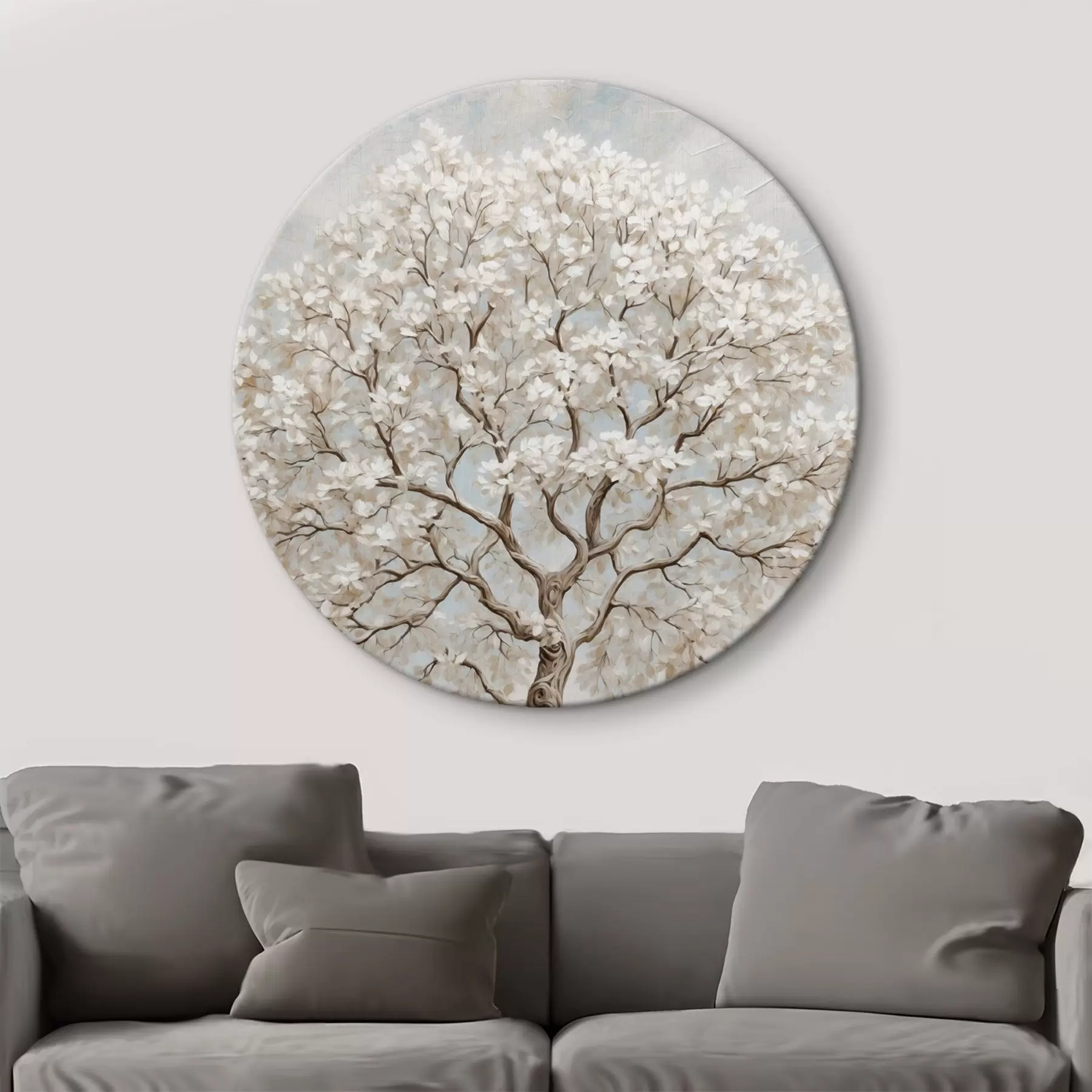 carta da parati Albero in stile cartnia con acrilici nr. r42548