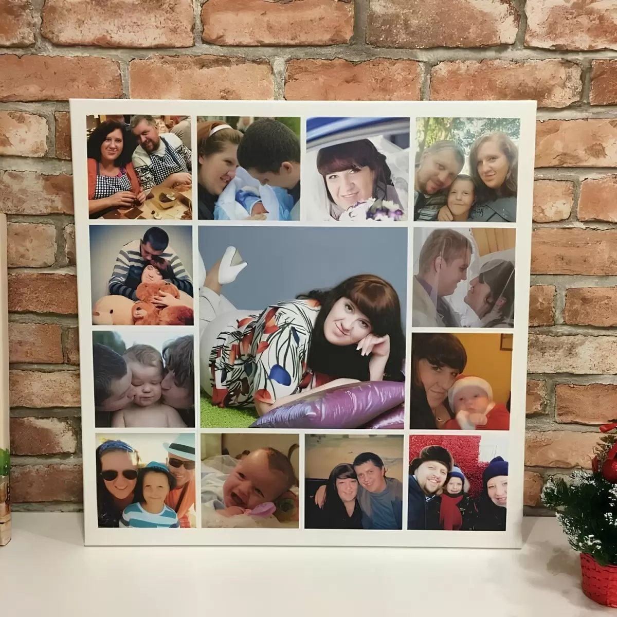 carta da parati Collage di foto sotto forma di quadro sulla parete nr. s42671