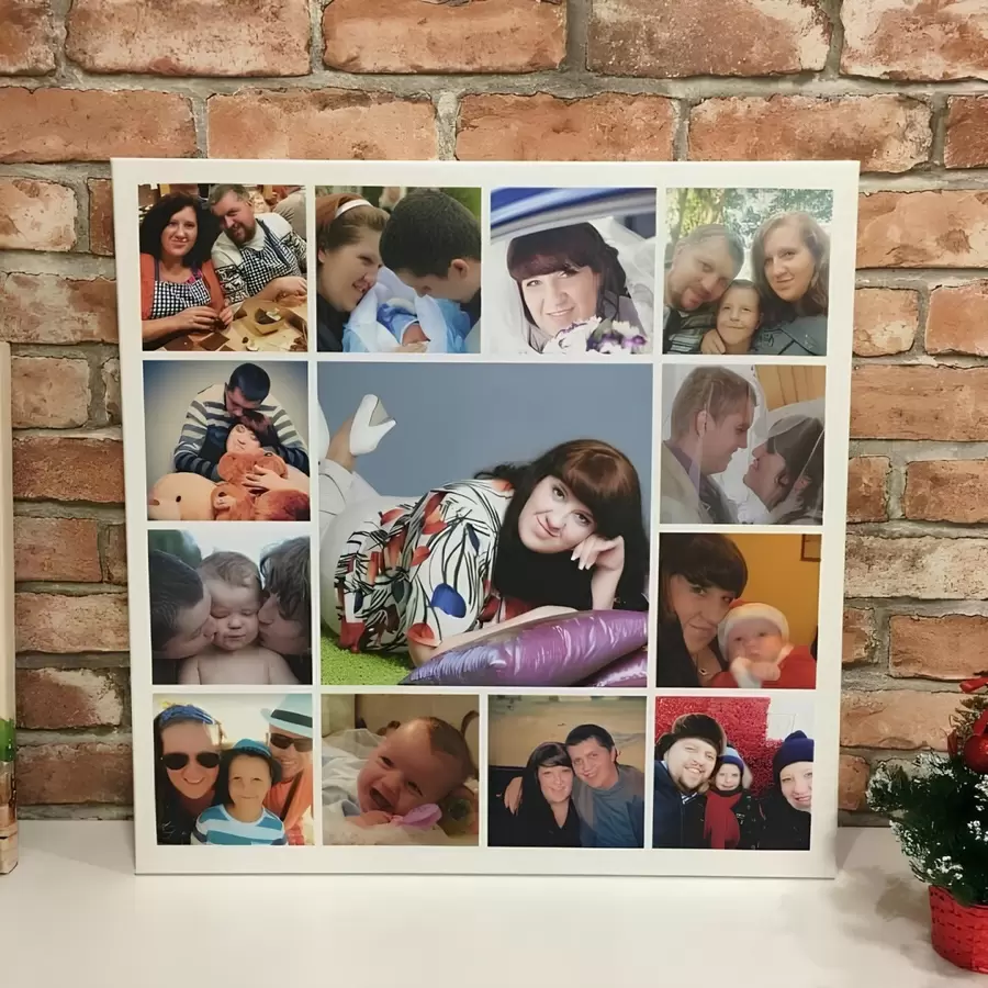 carta da parati Collage di foto sotto forma di quadro sulla parete nr. s42671