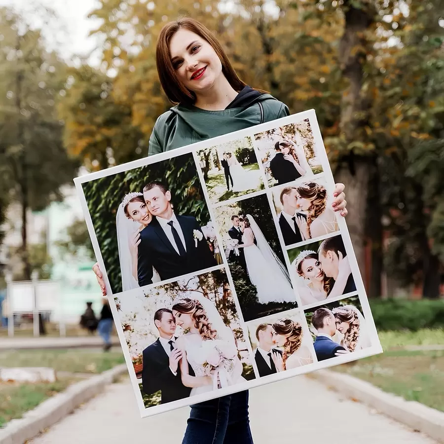 carta da parati Collage di foto su tela da acquistare nr. s42676