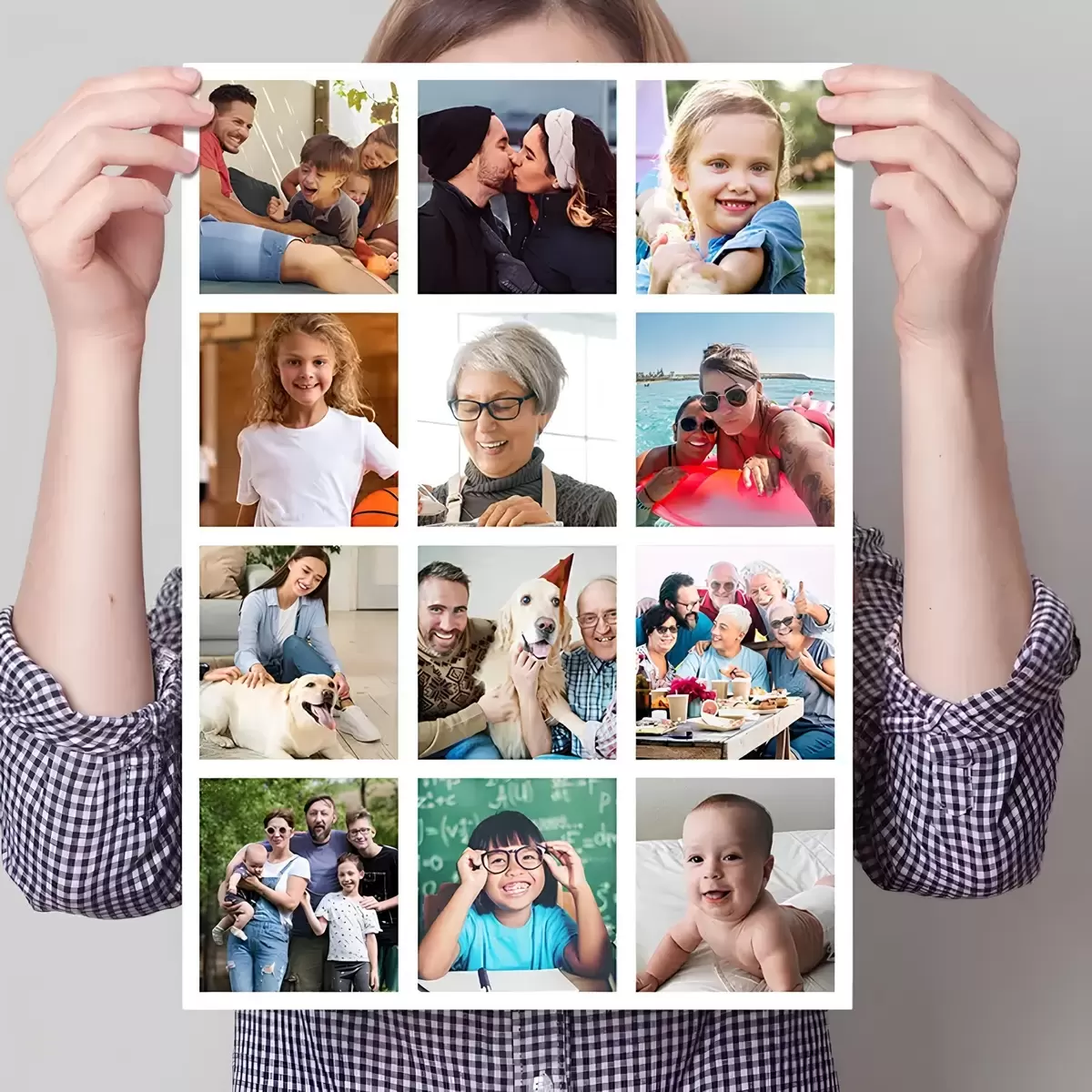 carta da parati Collage di foto su tela con consegna nr. s42680