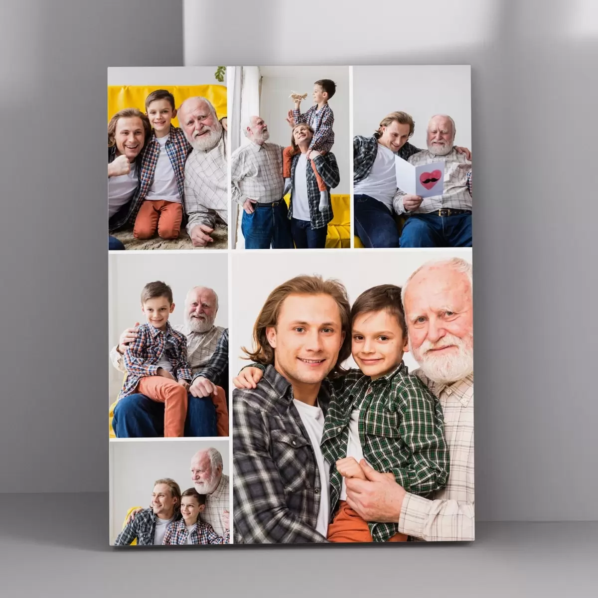 carta da parati Collage di foto su tela come regalo per l'anniversario nr. s42683