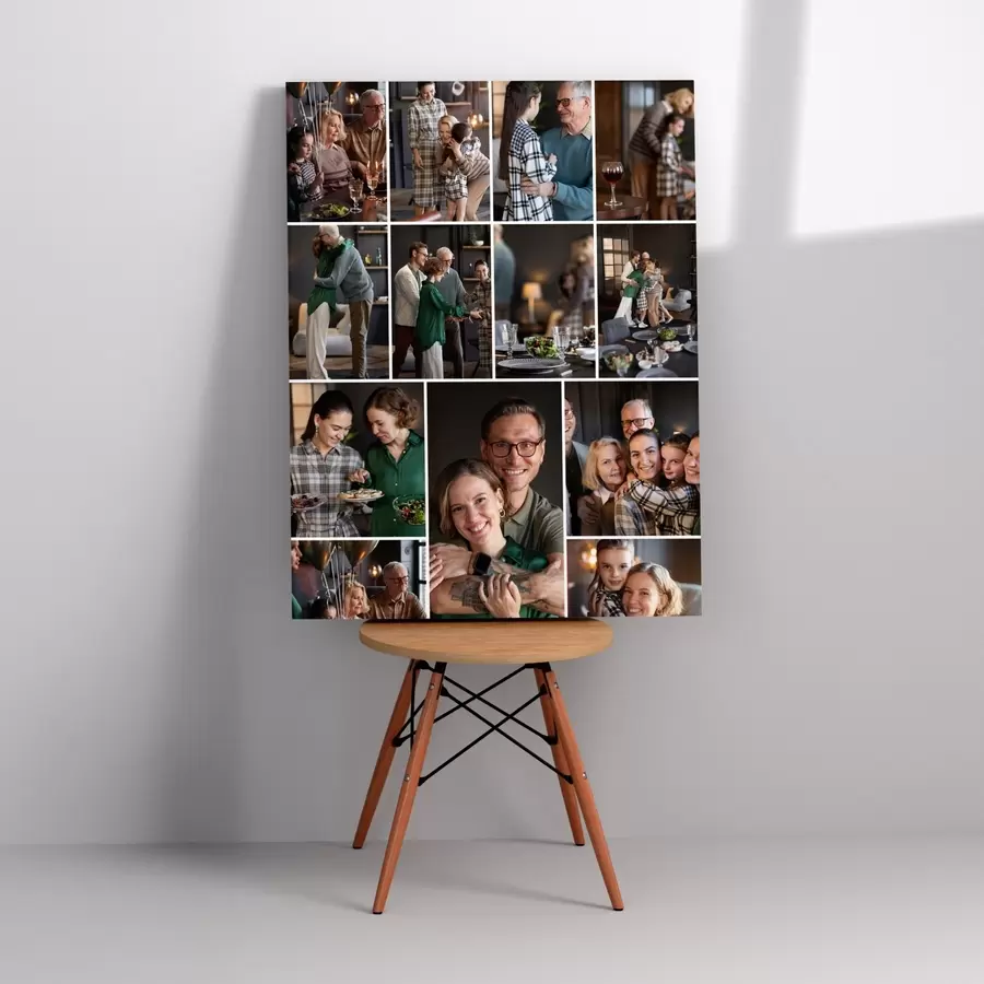 carta da parati Stampa di collage di foto su tela con consegna nr. s42684