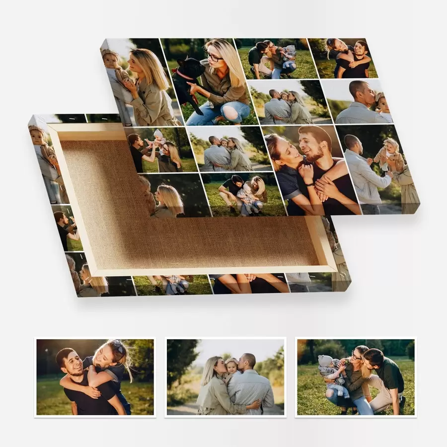 carta da parati Collage di foto su tela da acquistare nr. s42693