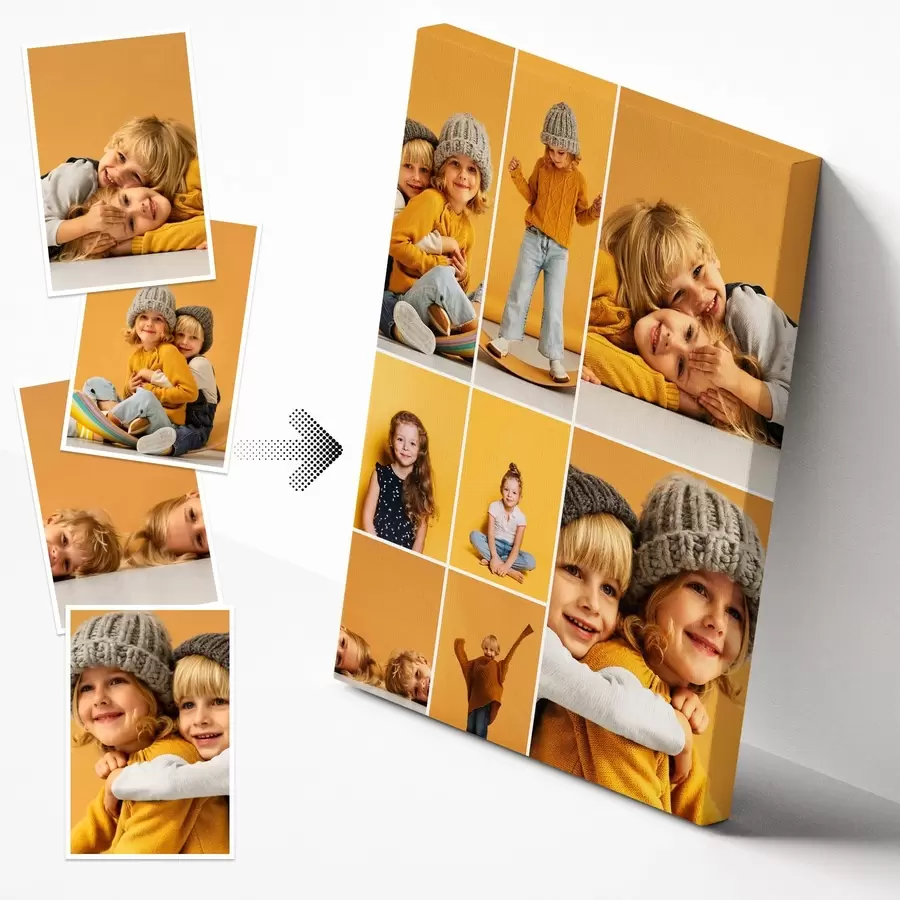 carta da parati Stampa di collage di foto su ordinazione nr. s42699