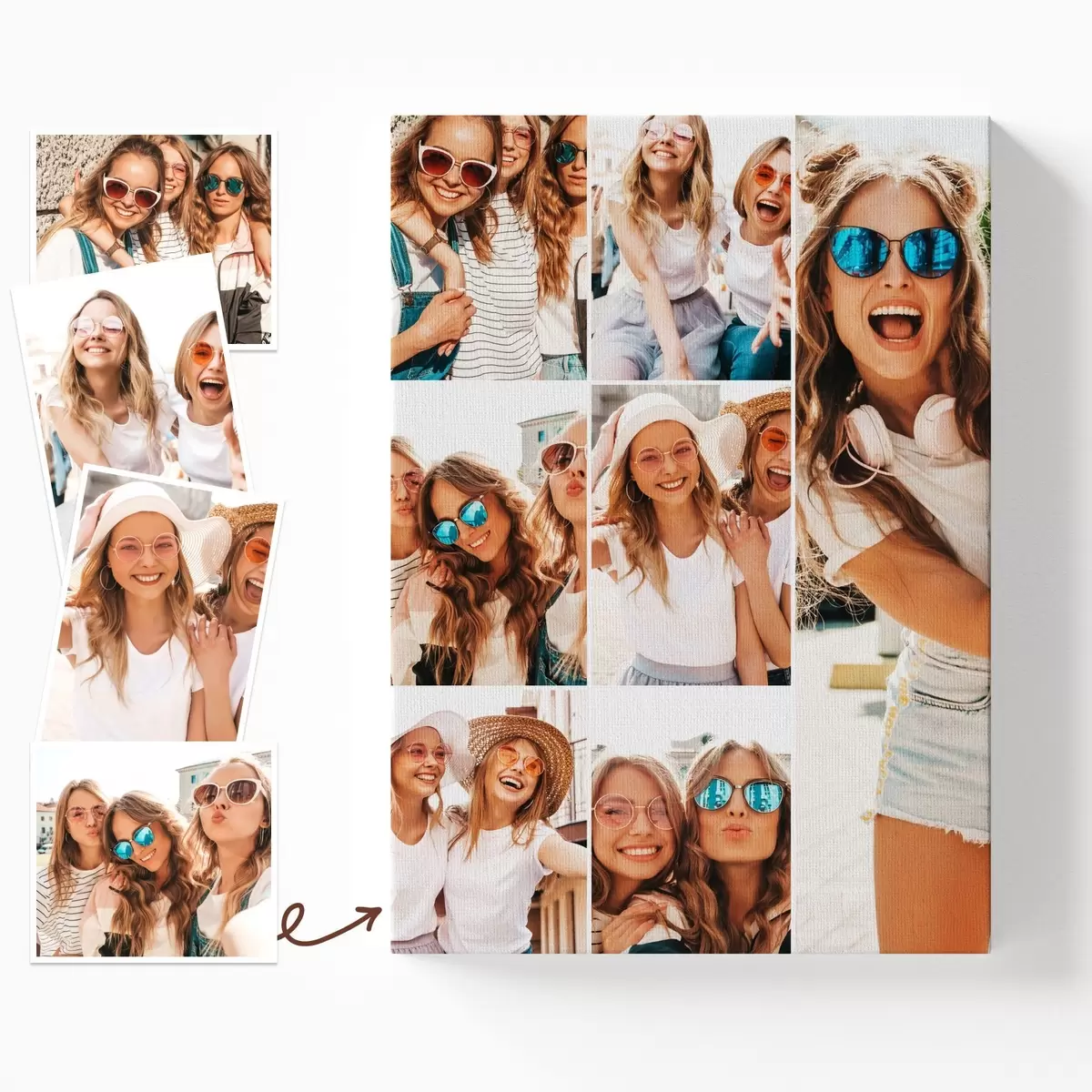 carta da parati Acquistare un collage di foto su tela nr. s42700