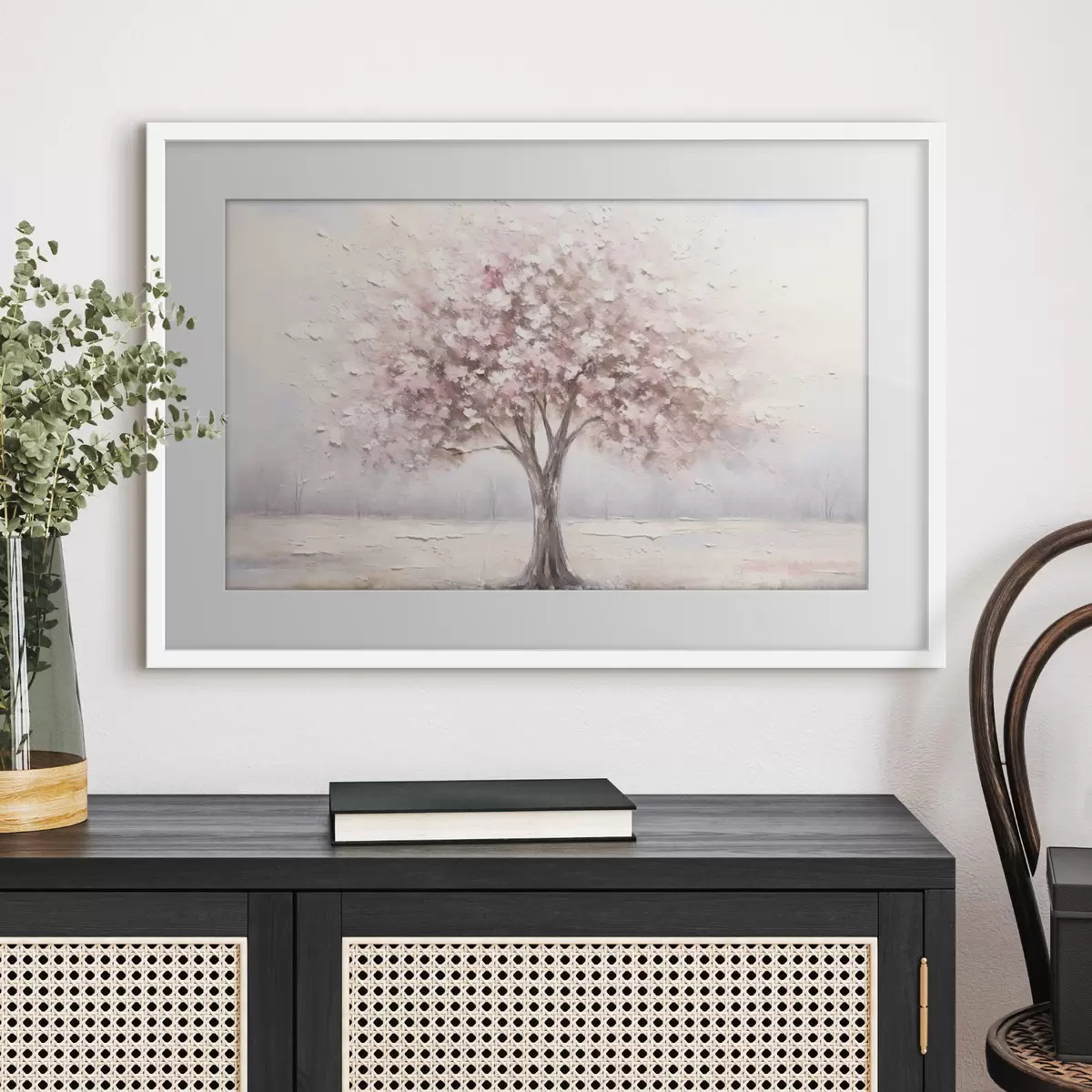 Poster Legno rosa f42629