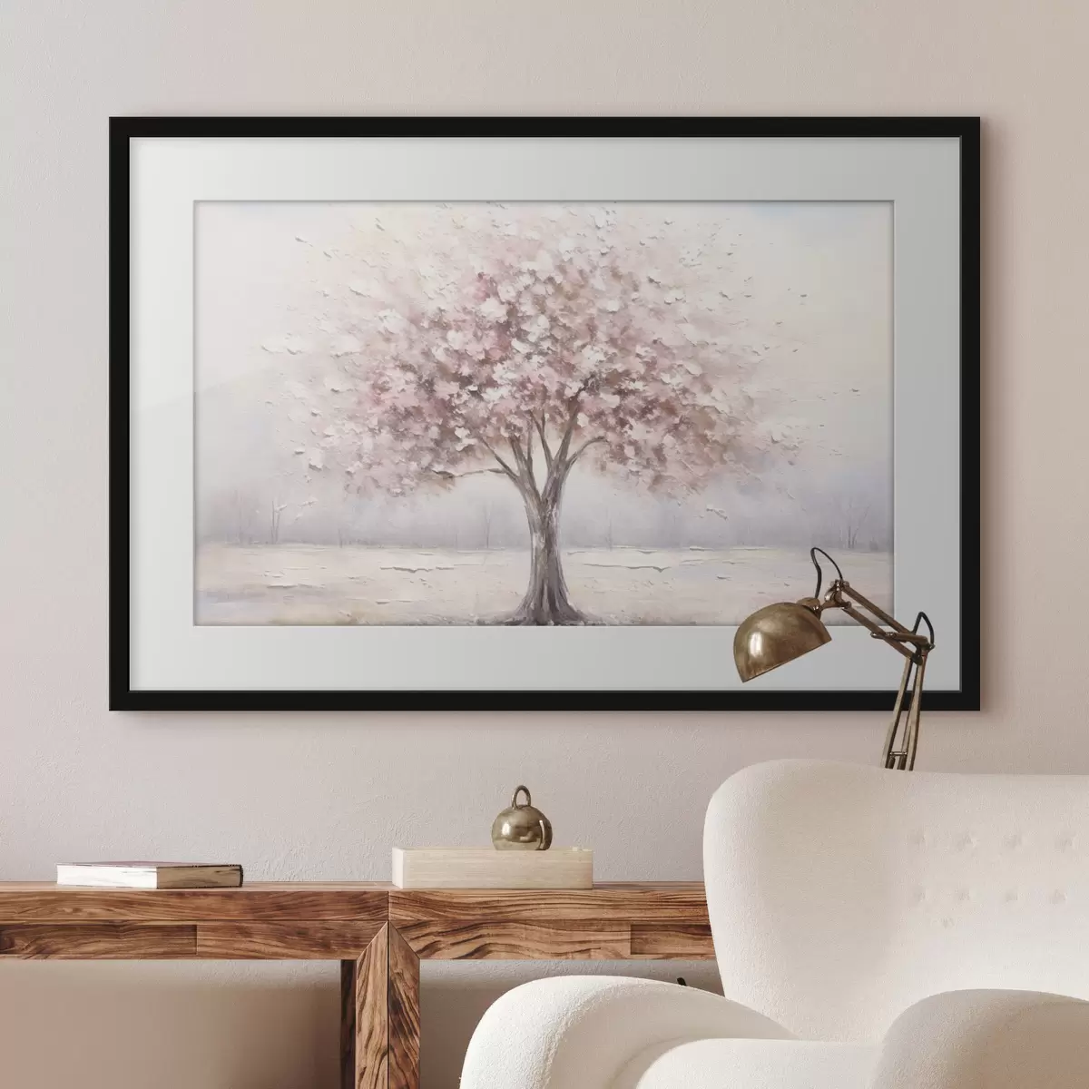 Poster Legno rosa f42629