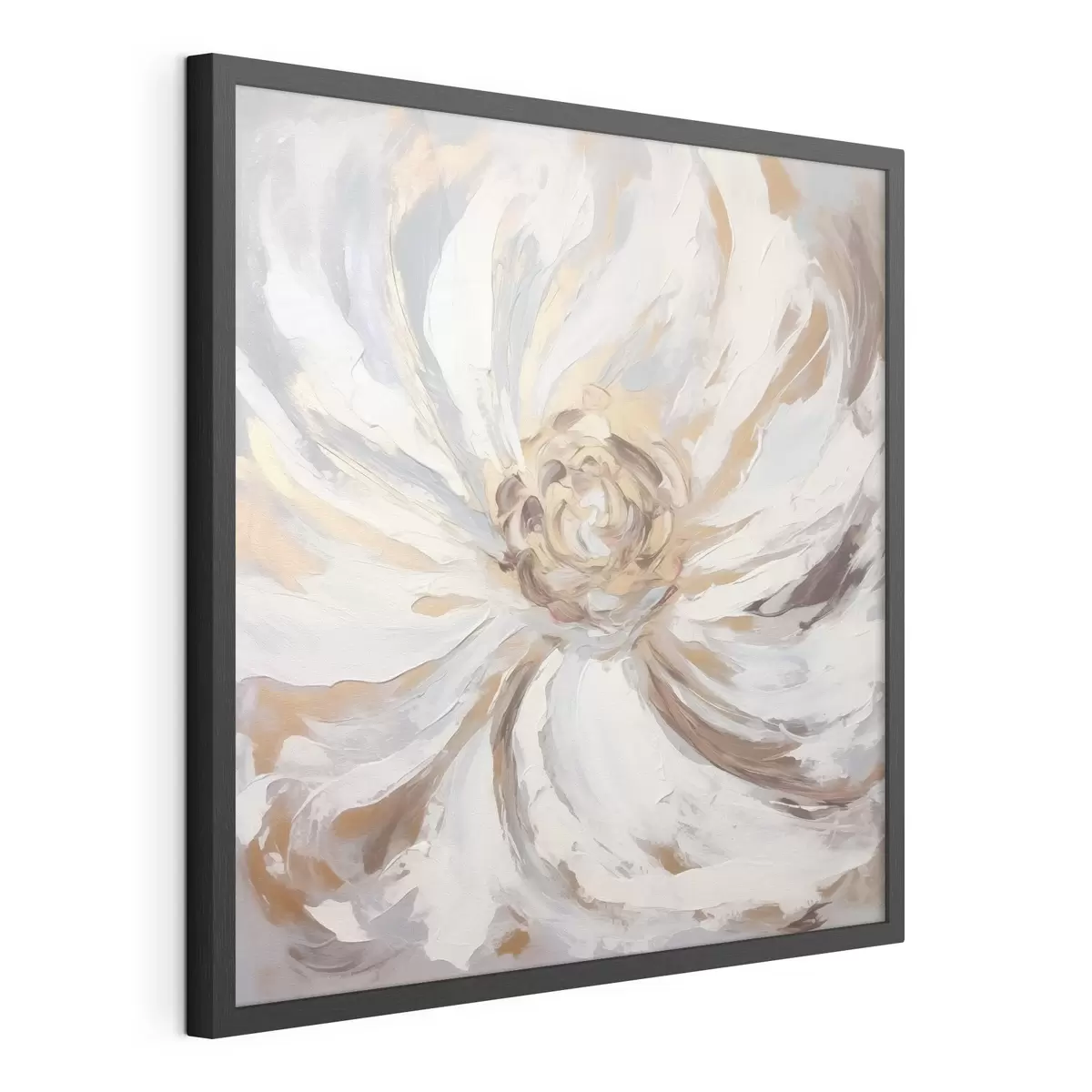 Poster Fiore grande bianco di tendenza f42636