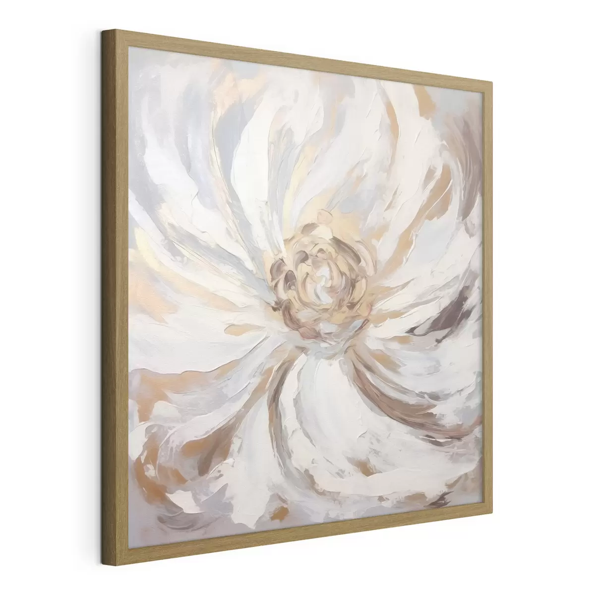 Poster Fiore grande bianco di tendenza f42636