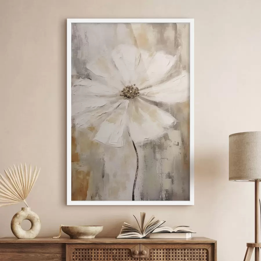 carta da parati Tendenza fiore bianco nr. f42640