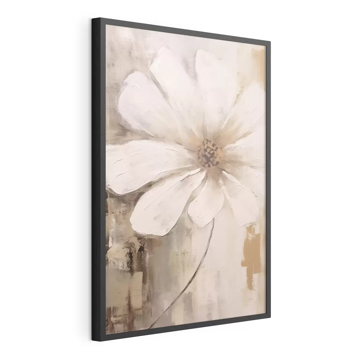 Poster Grande fiore bianco f42641