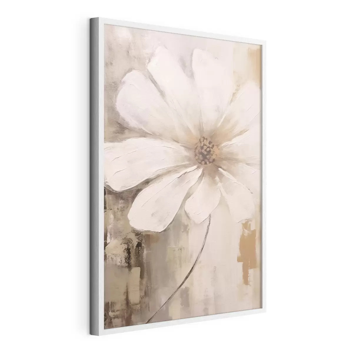 Poster Grande fiore bianco f42641