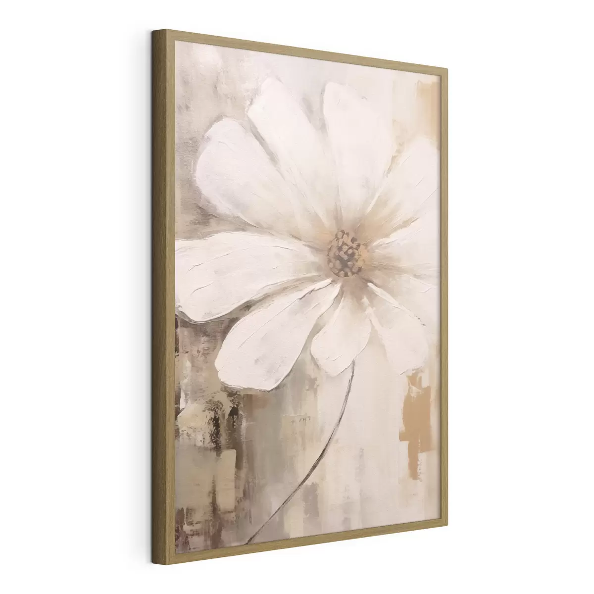 Poster Grande fiore bianco f42641