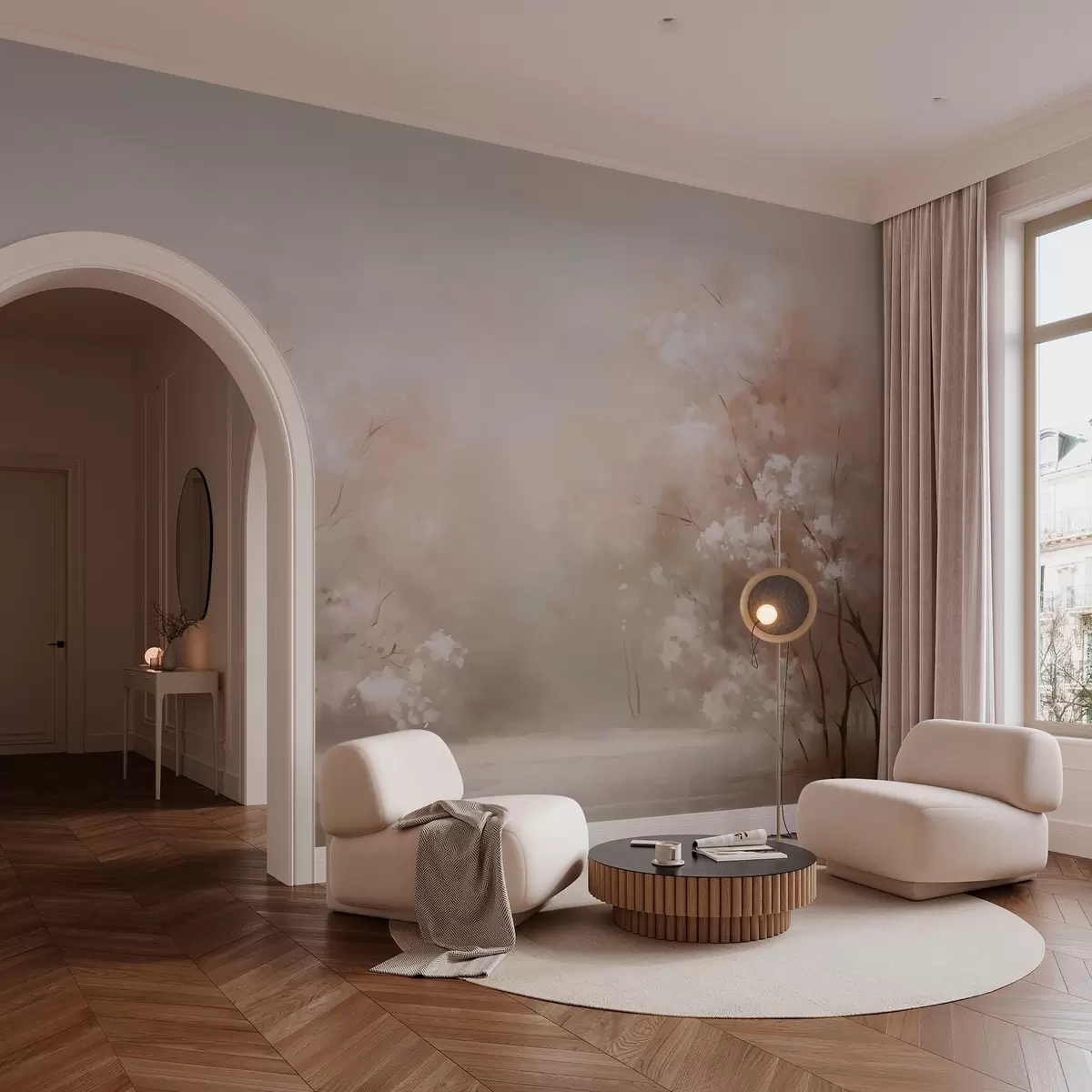 carta da parati Grove imitazione astratta della pittura nr. w02924