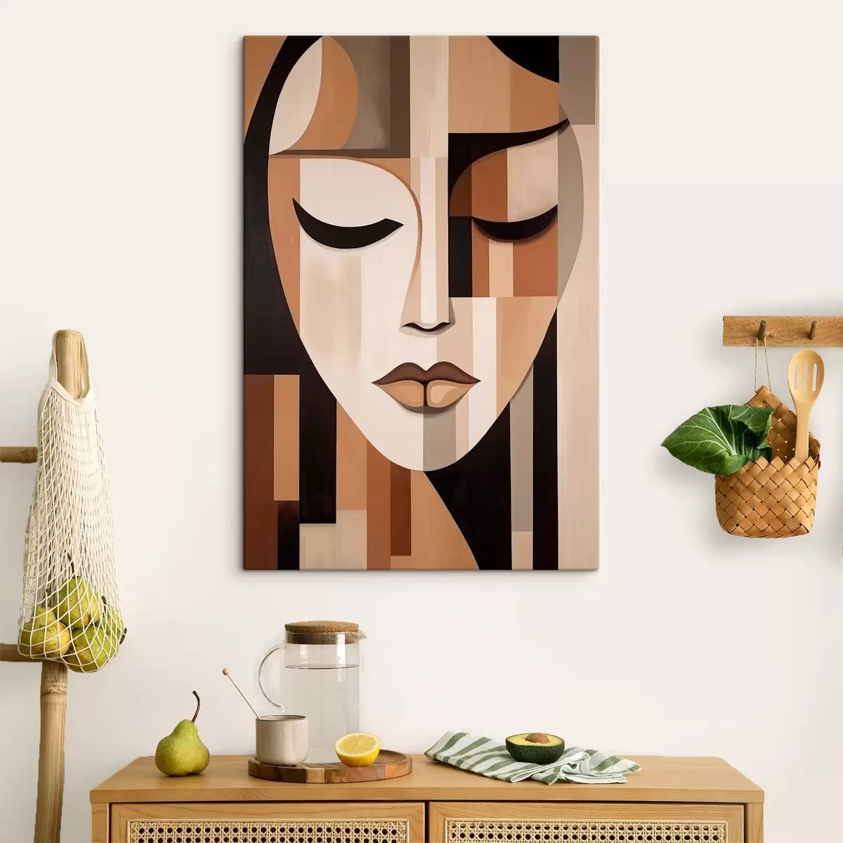 carta da parati Ritratto geometrico nr. s42657