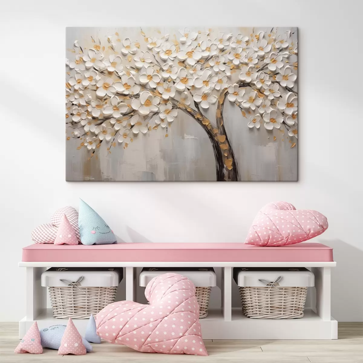 carta da parati Immagine volumetrica di un albero in fiore nr. s42658