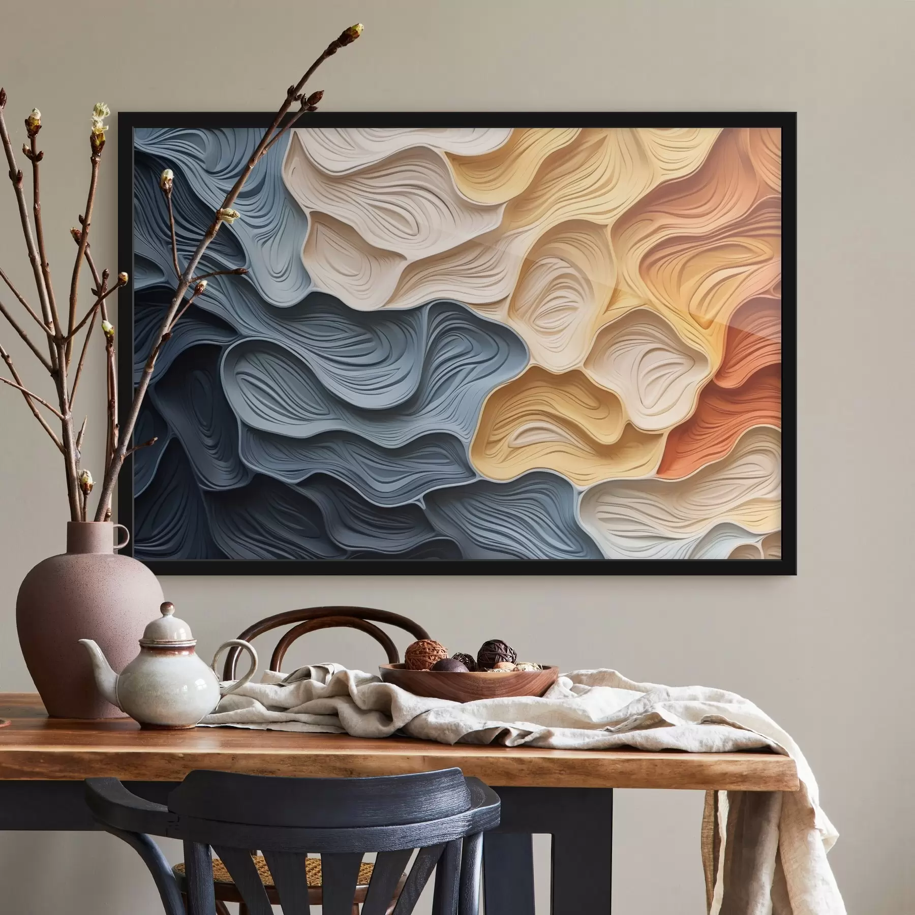 carta da parati Strati di colore astratti e texture nr. f42647