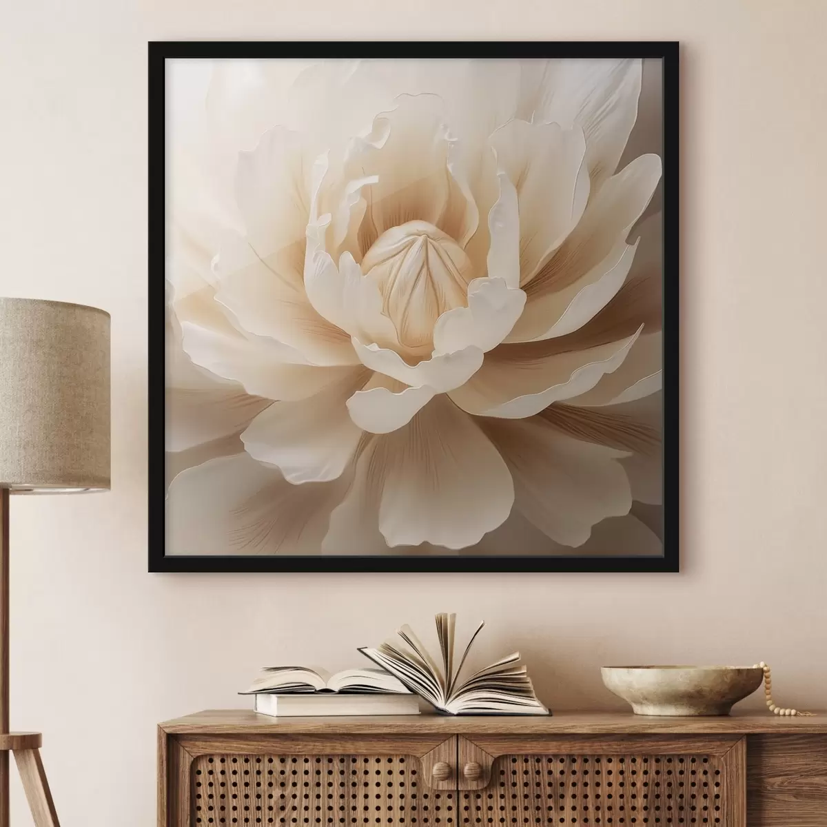 Poster Fiore cremoso f42656