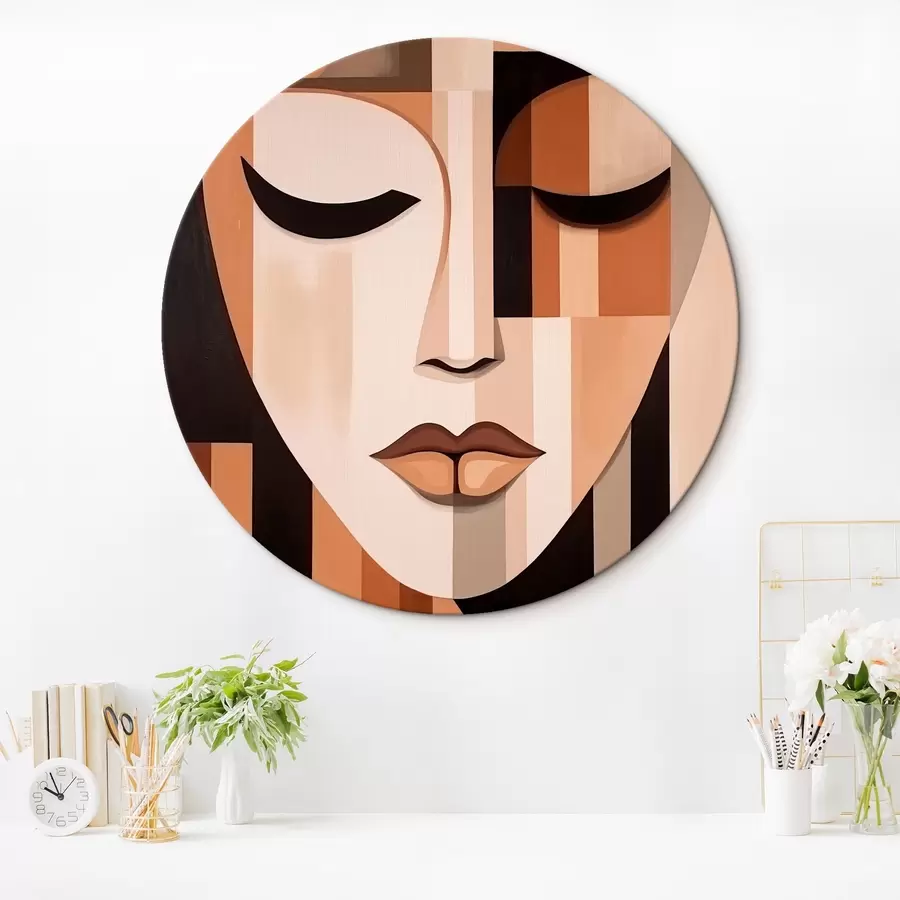 carta da parati Ritratto geometrico nr. r42657