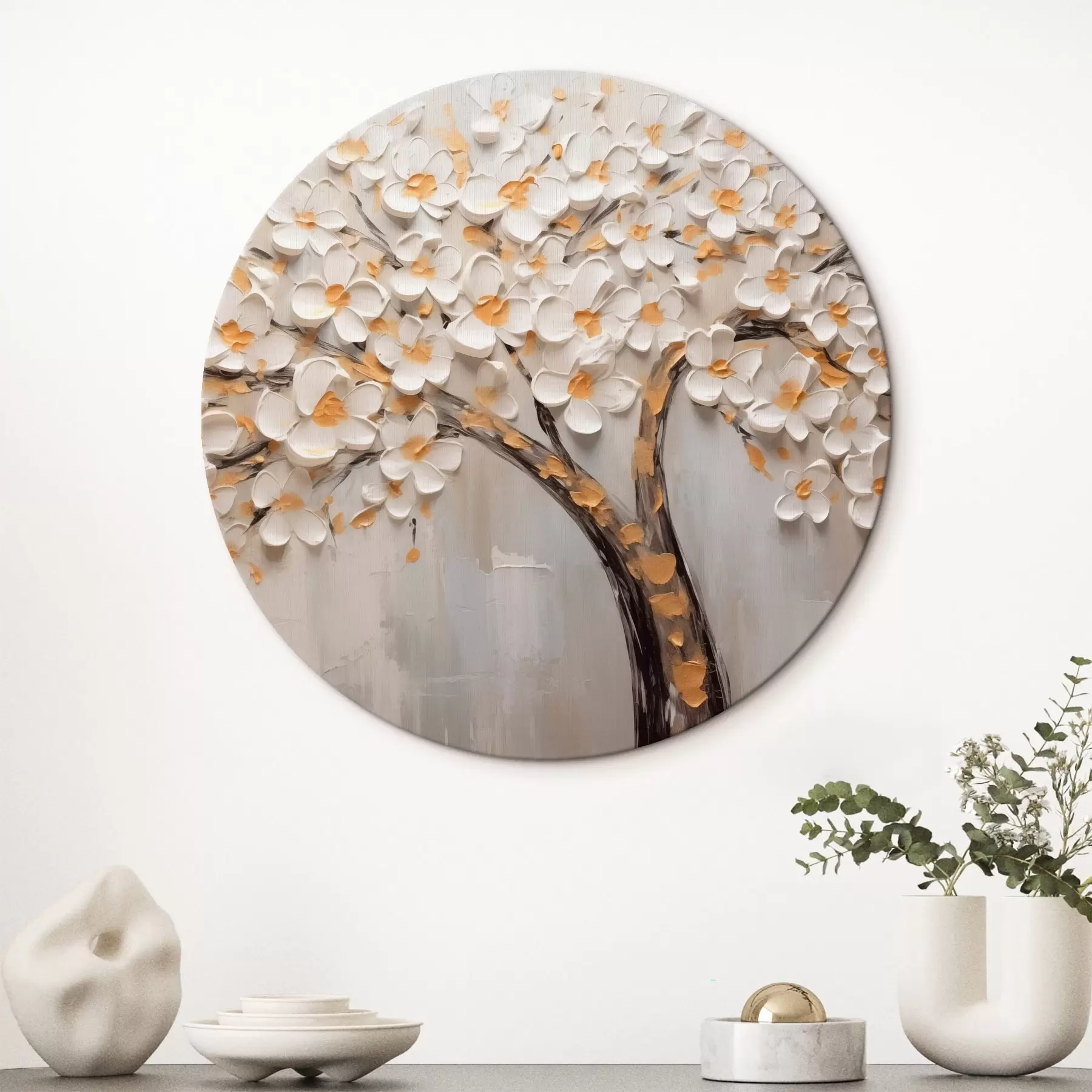 carta da parati Immagine volumetrica di un albero in fiore nr. r42658