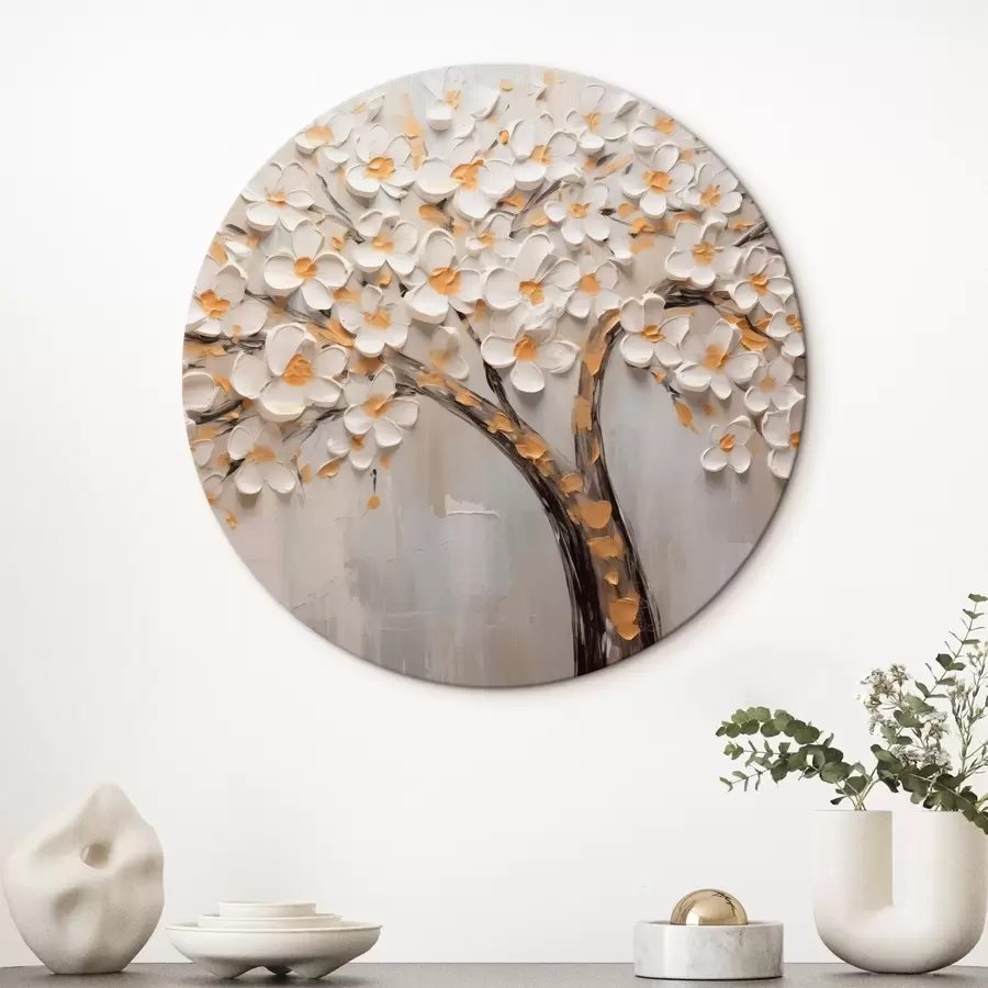 carta da parati Immagine volumetrica di un albero in fiore nr. r42658