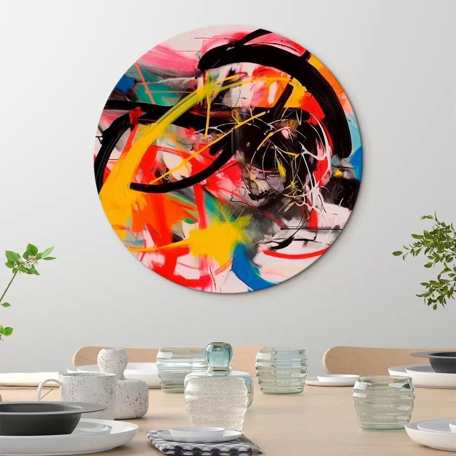 carta da parati Composizione astratta con colori vivaci nr. r42663