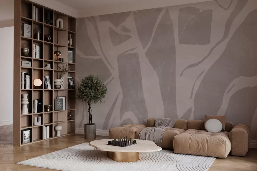 carta da parati Carta da parati geometrica astratta in stile grunge nr. w02917