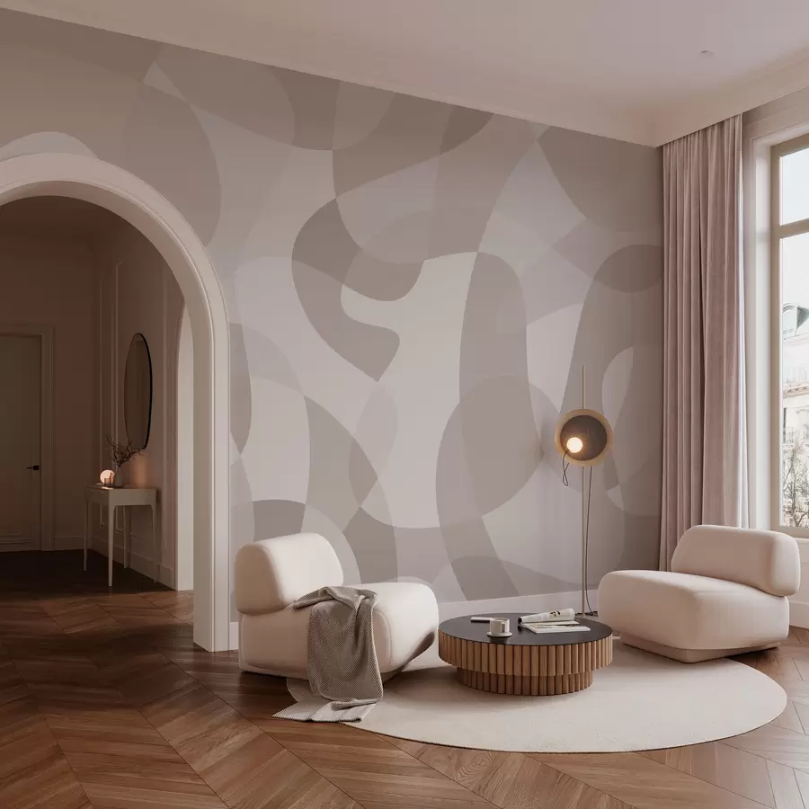 carta da parati Tendenza alla geometria astratta nr. w02932v3