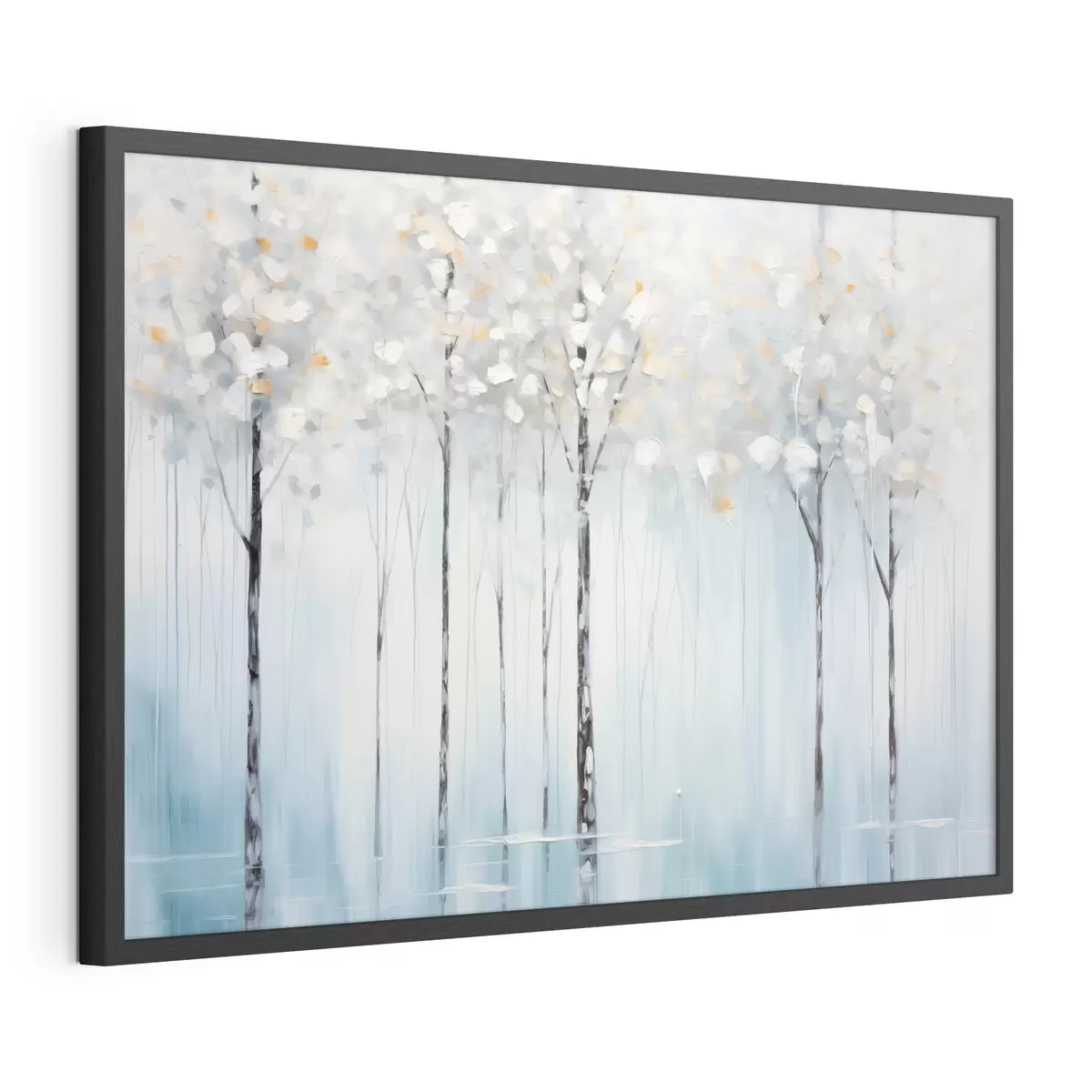 Poster Alberi del silenzio blu f42731