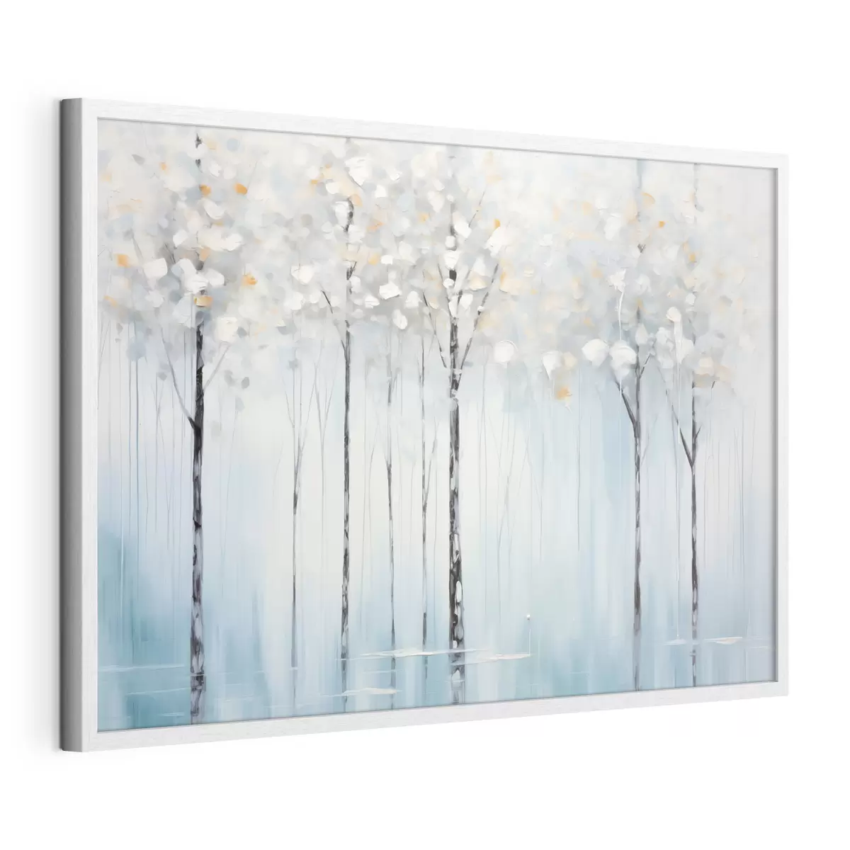 Poster Alberi del silenzio blu f42731