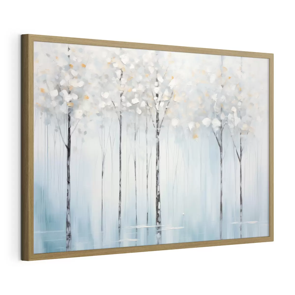 Poster Alberi del silenzio blu f42731