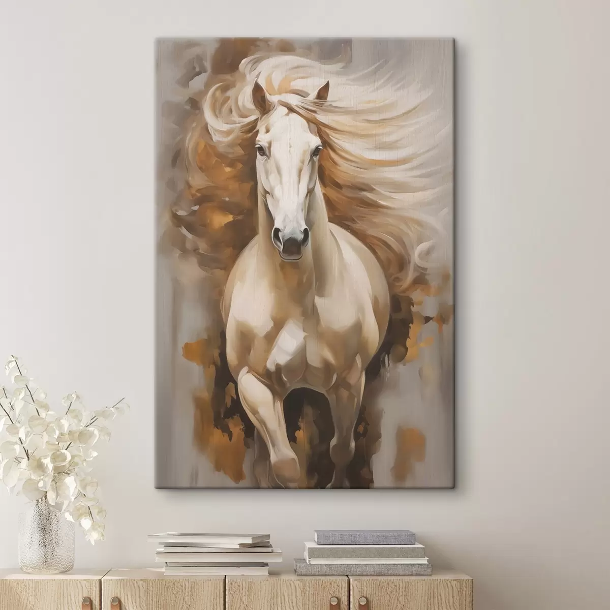 carta da parati Cavallo bianco nr. s42747