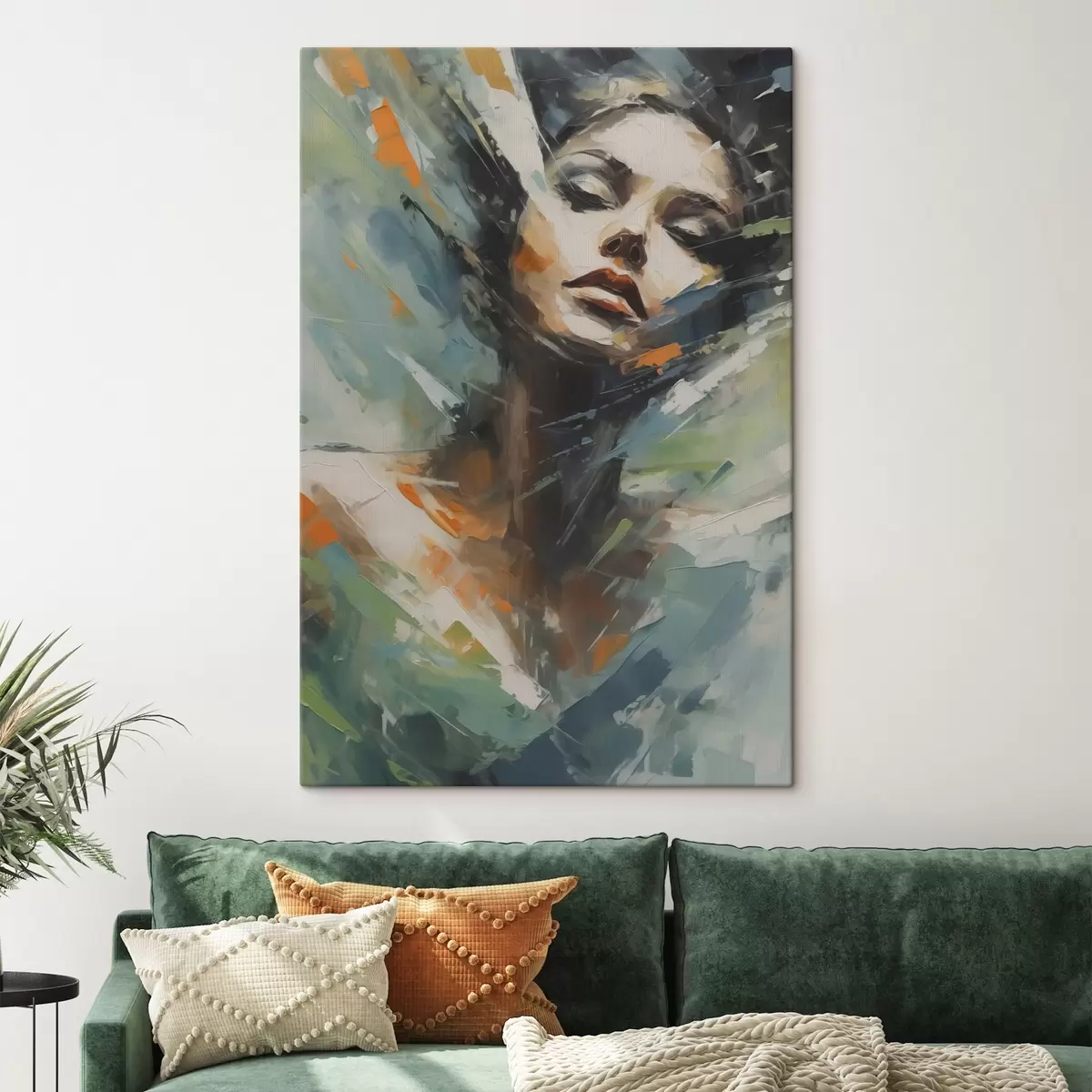 carta da parati Ragazza che imita la pittura astratta nr. s42751